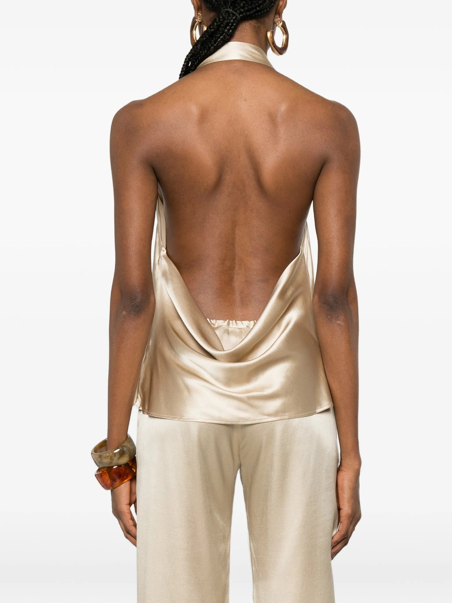 Cassia halterneck blouse
