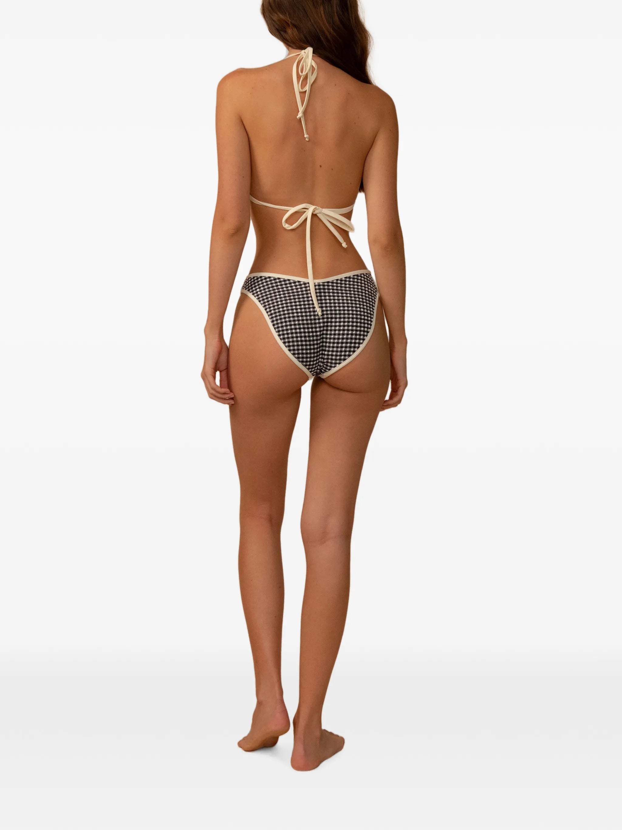 Lulu gingham bikini bottoms