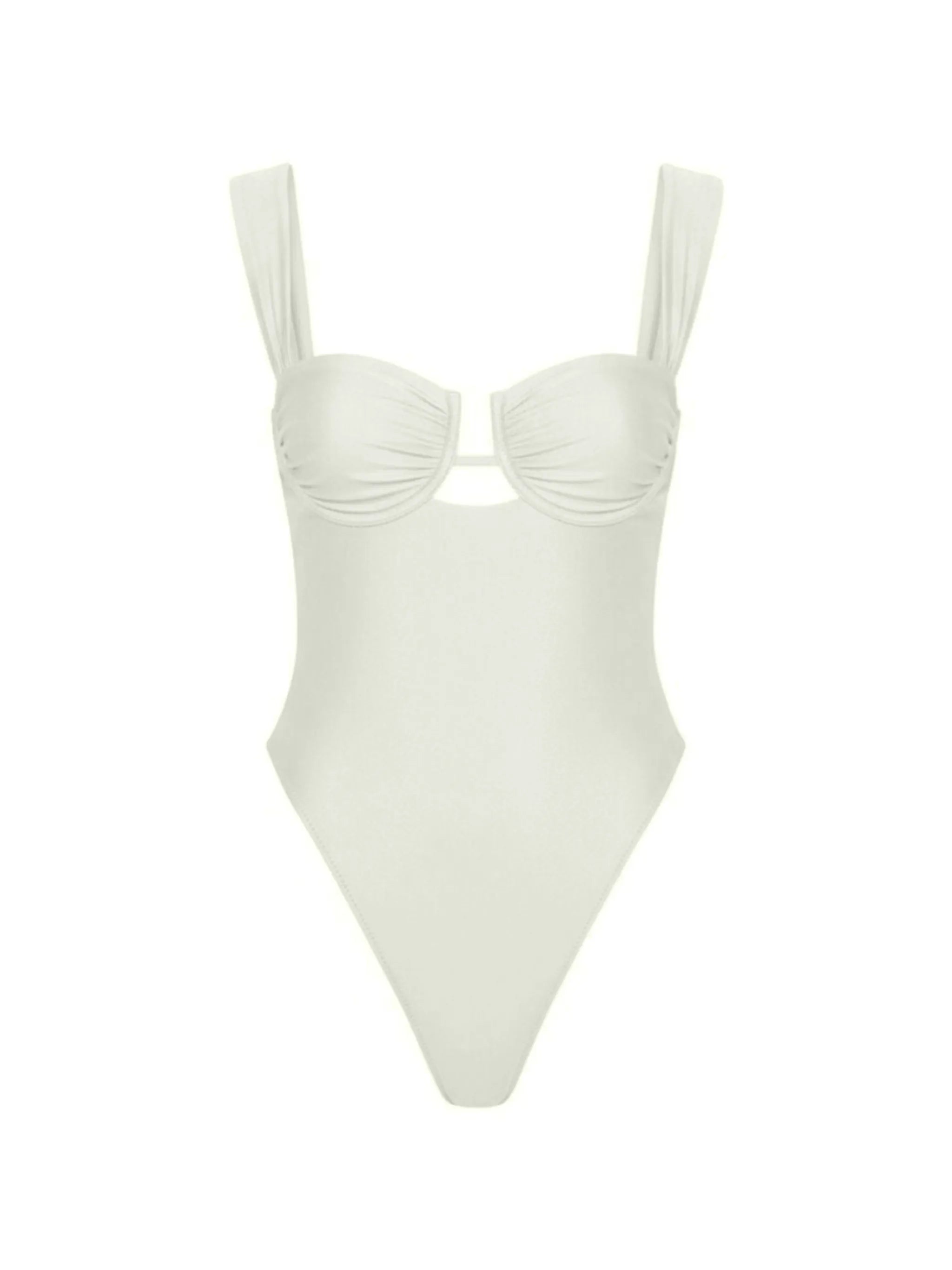 x Elsa Hosk Bella gathered swimsuit