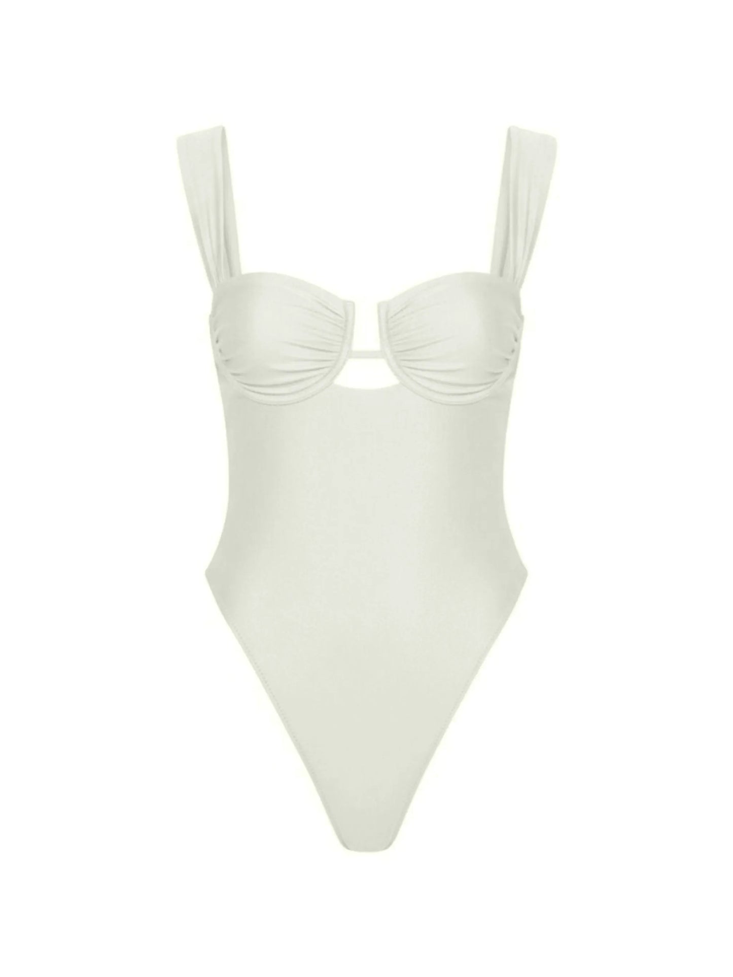 x Elsa Hosk Bella gathered swimsuit