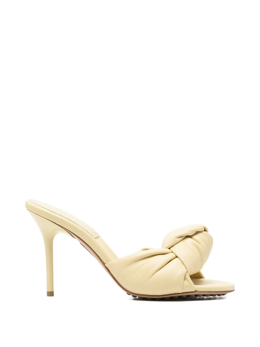 Cherry knotted leather sandals