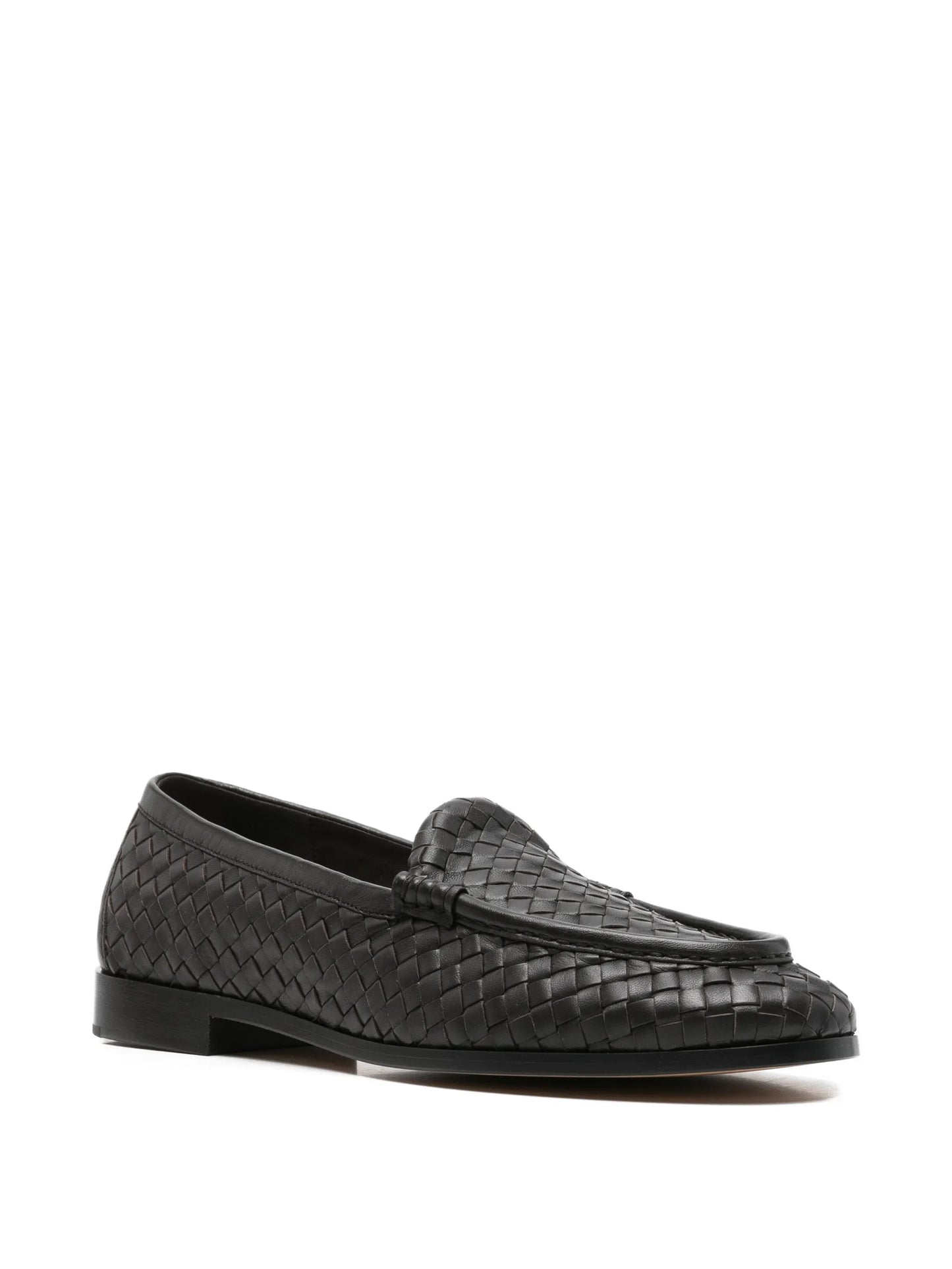 Intrecciato loafers