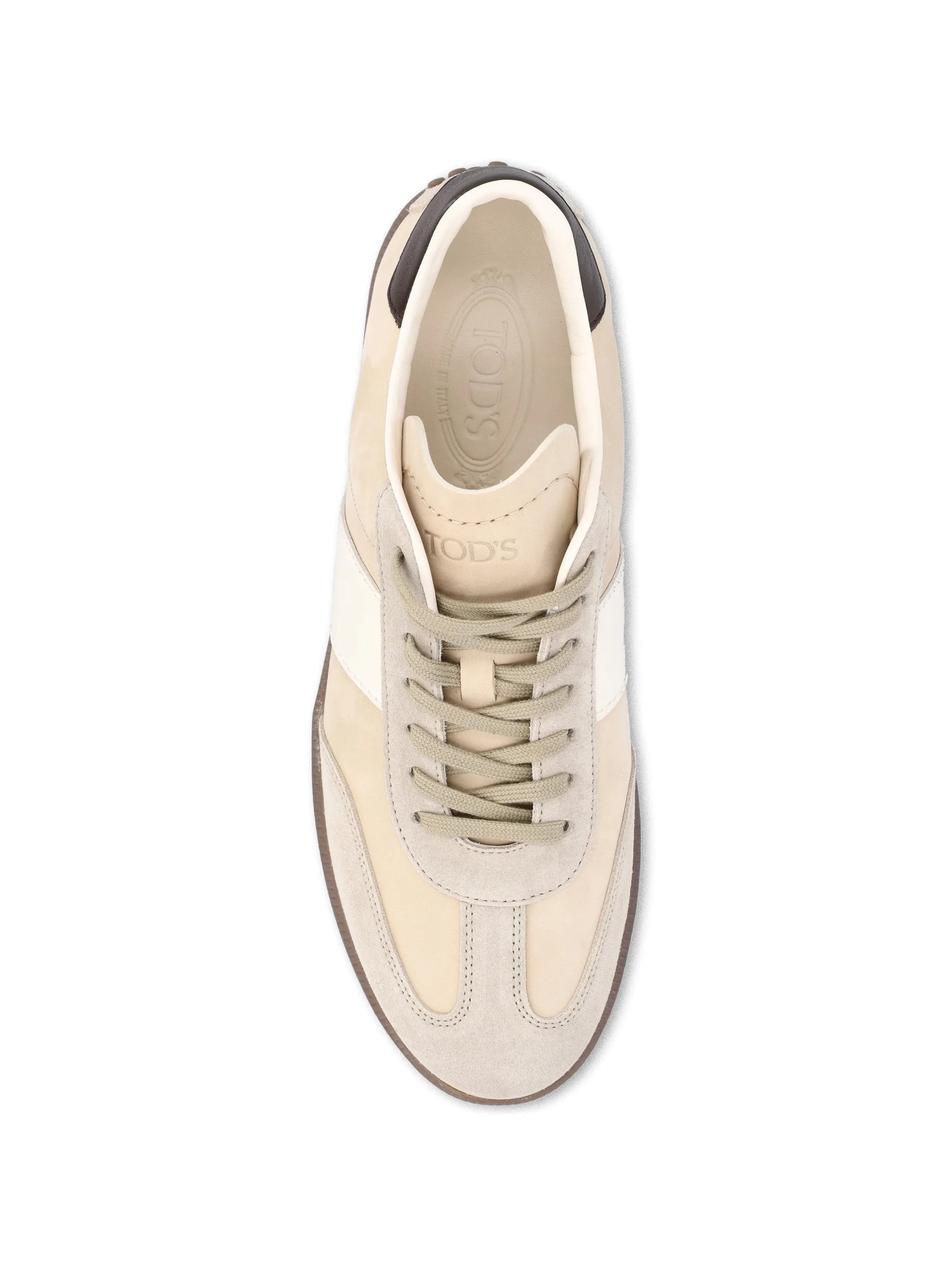 striped panel sneakers