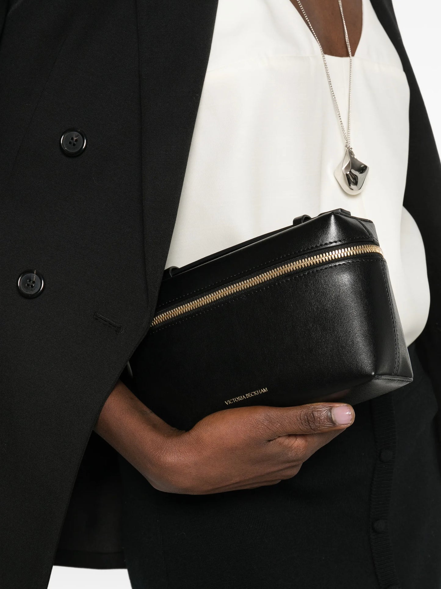The Vanity leather mini clutch bag