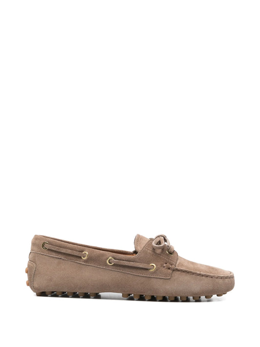 Gommino eyelet-detail loafers