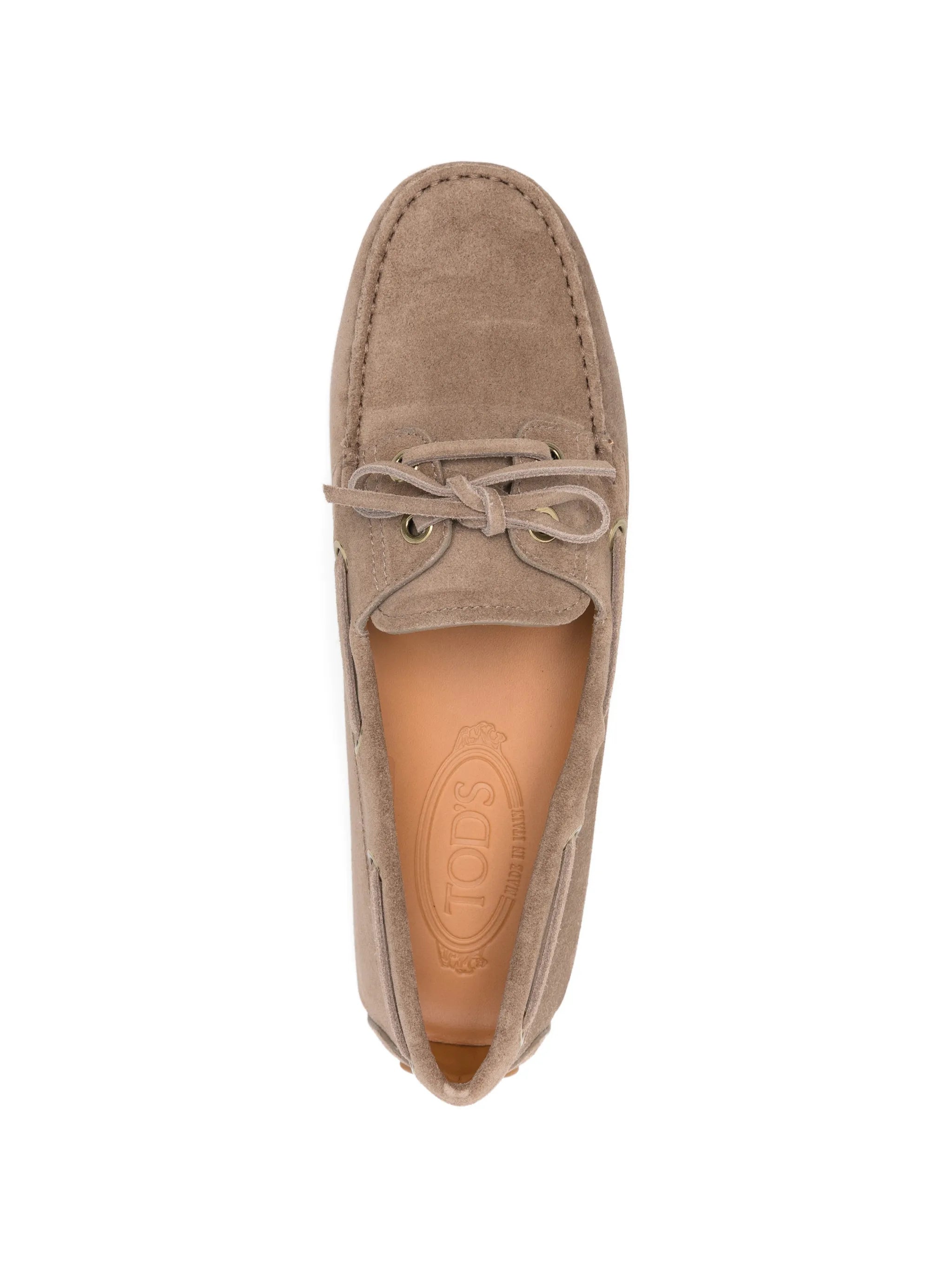 Gommino eyelet-detail loafers