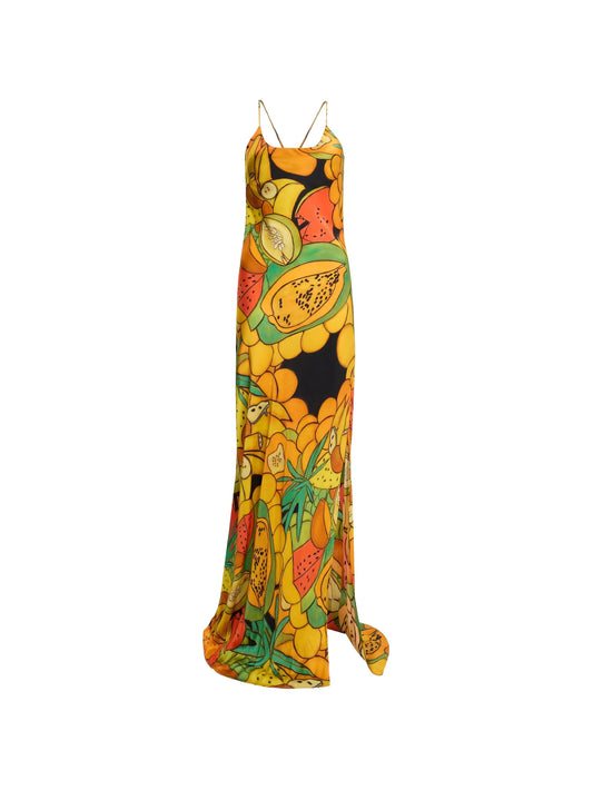 Frutas maxi dress