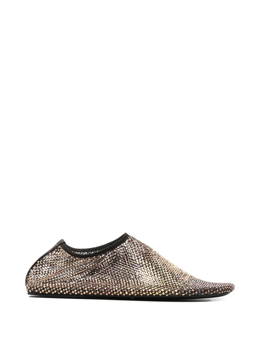 Minette ombré crystal ballet flats