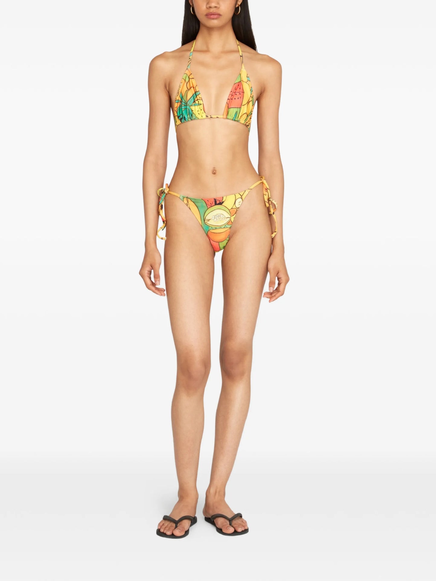 Frutas triangle bikini top