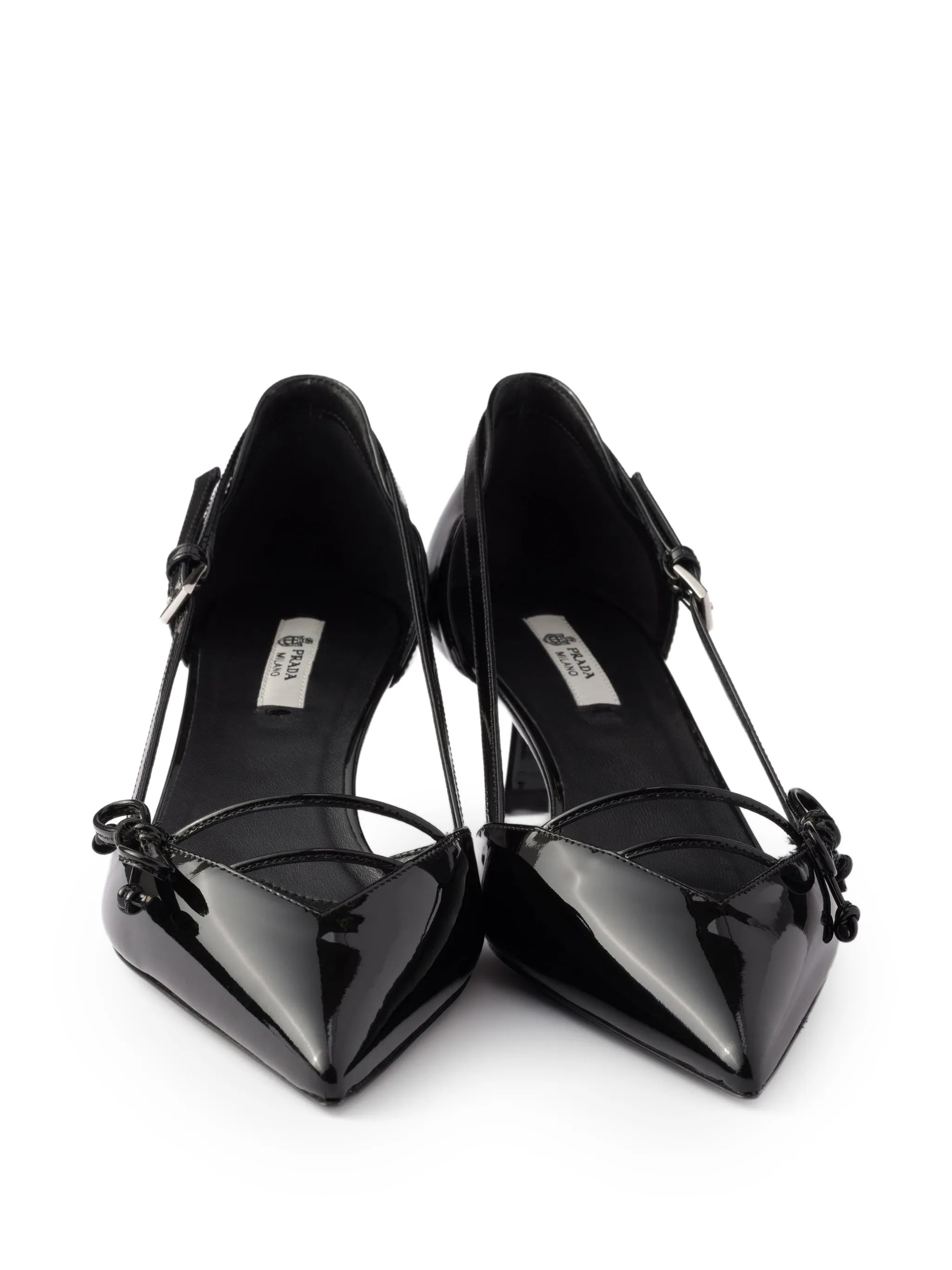 bow pointed-toe heeled pumps