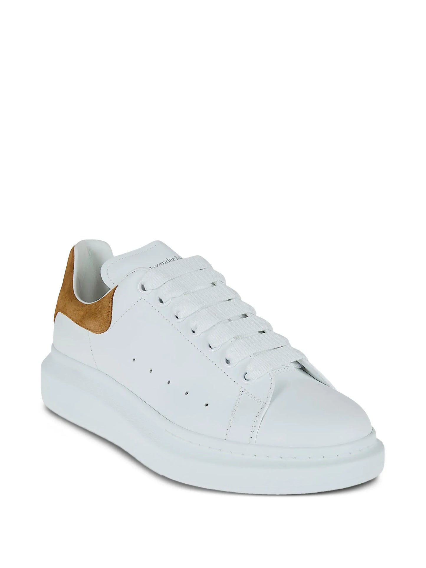 Oversized suede-panel sneakers