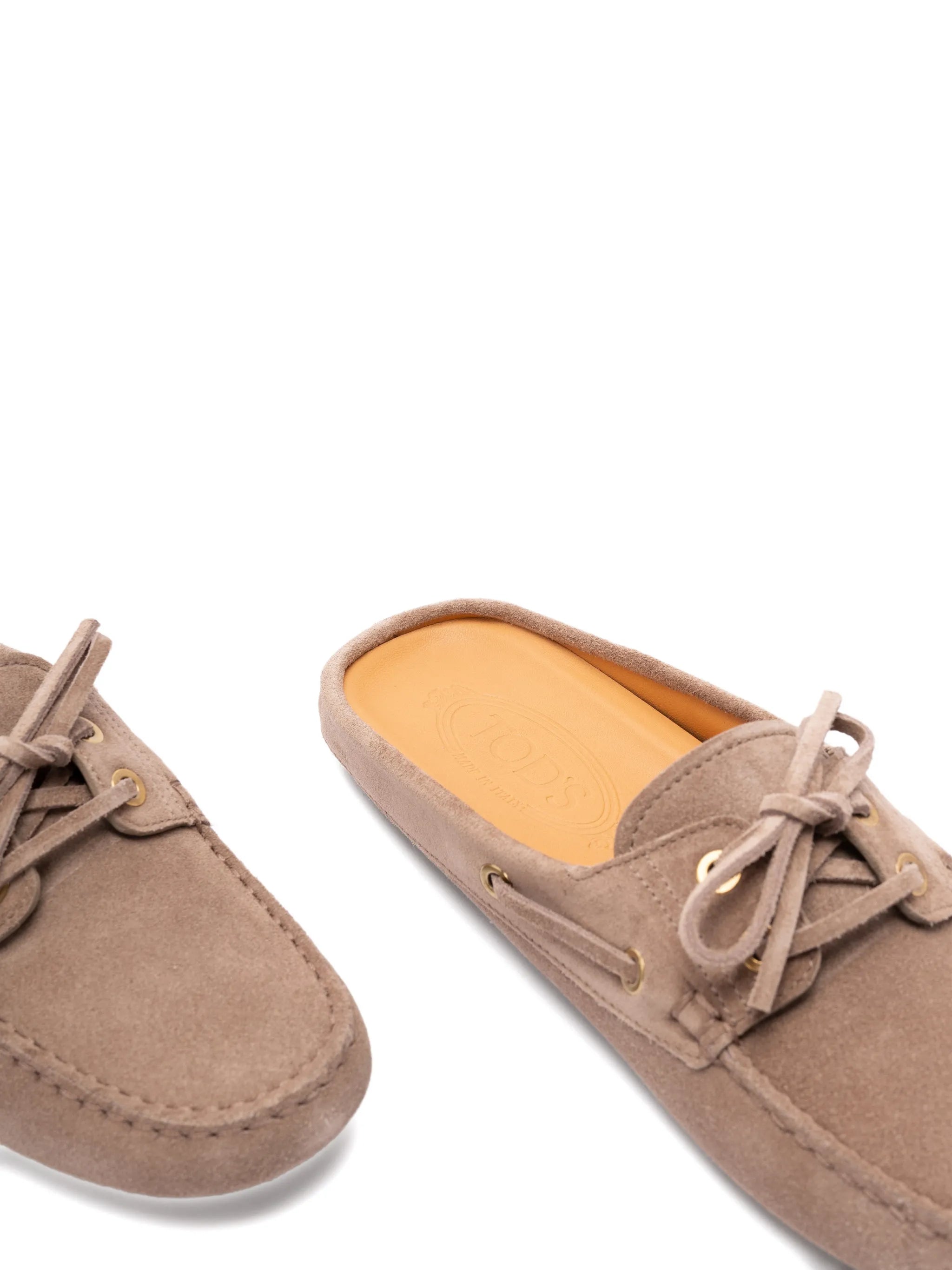 Glove Gommino lace-up mules