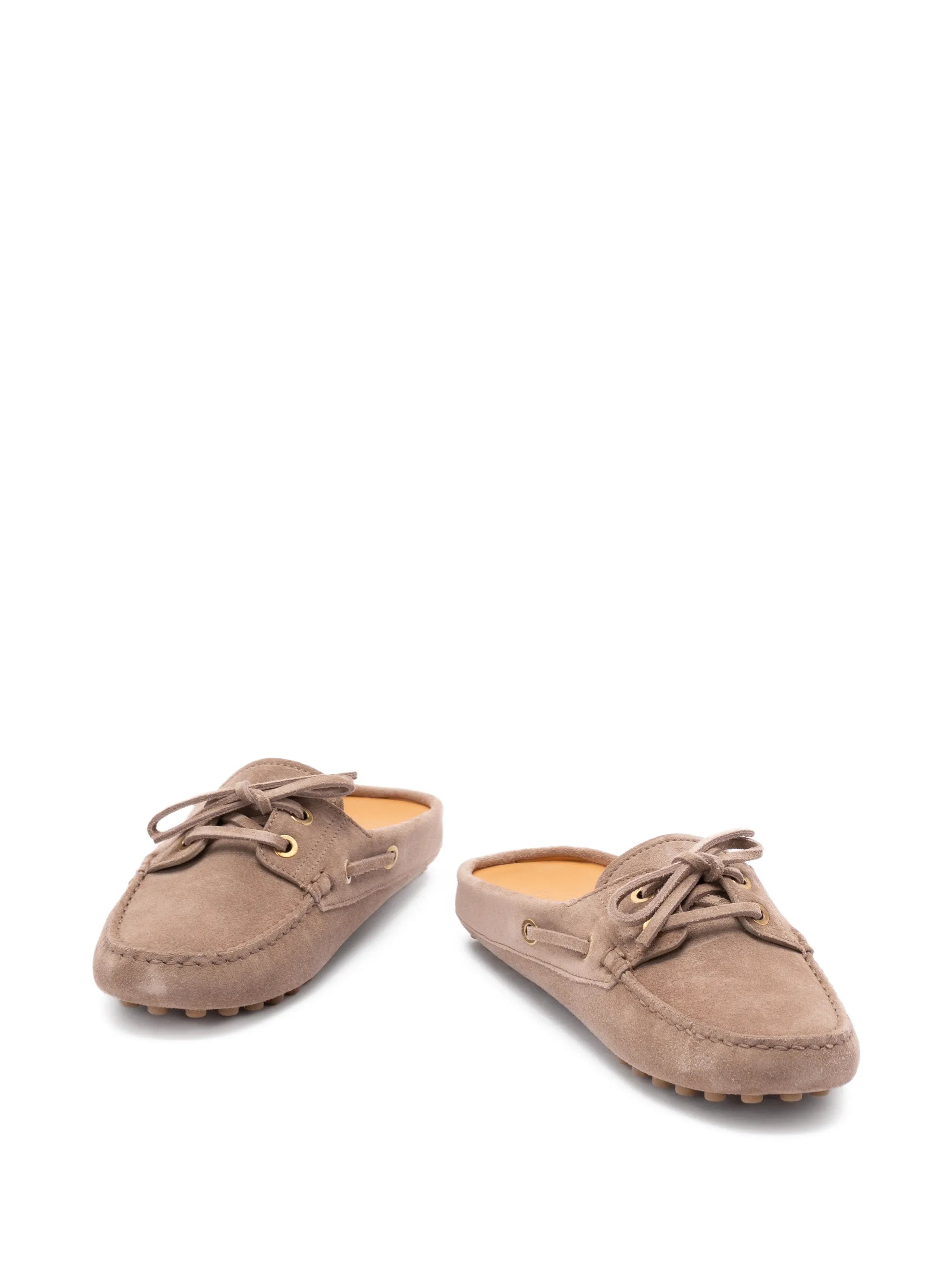 Glove Gommino lace-up mules