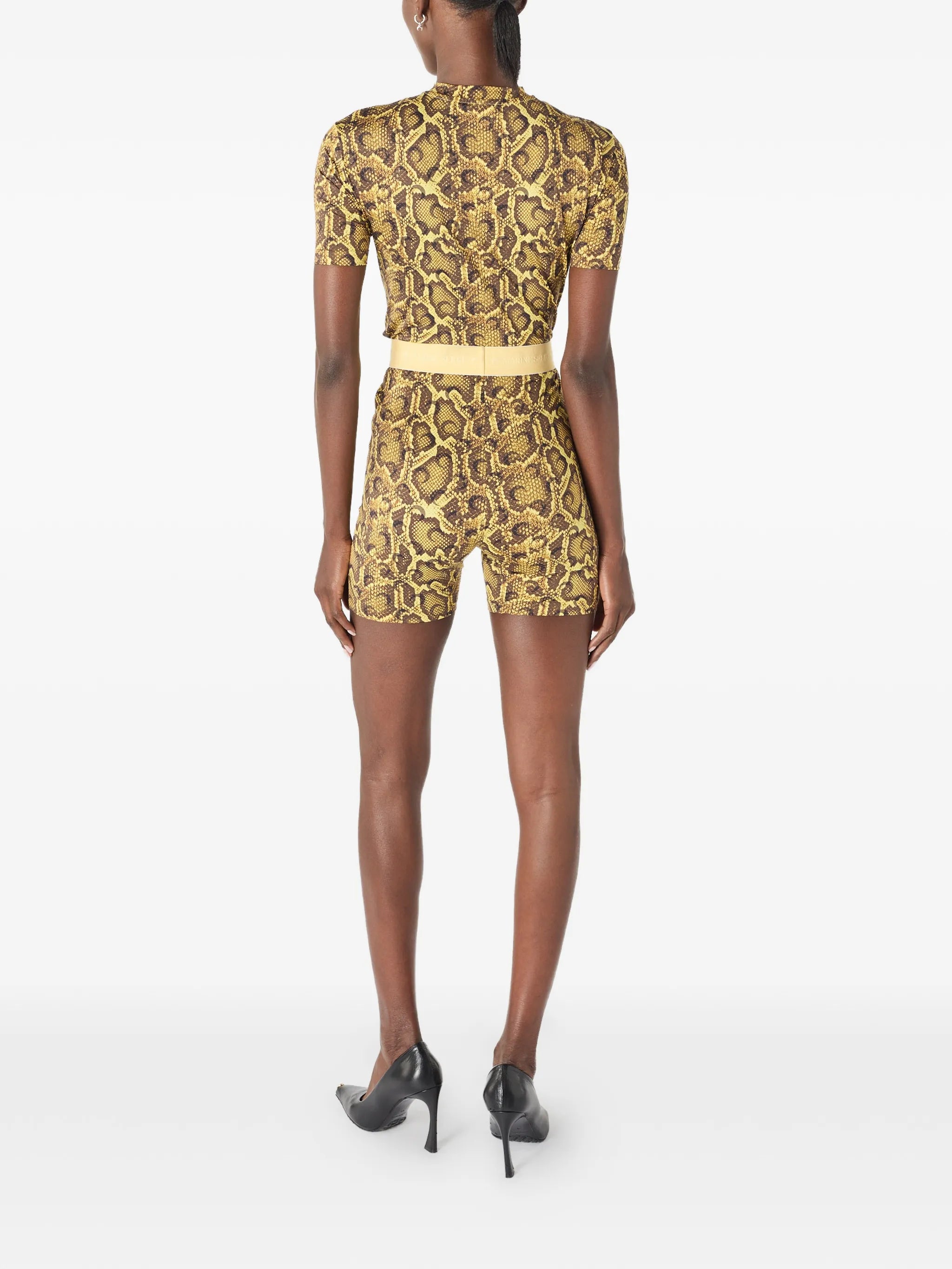 printed jersey shorts
