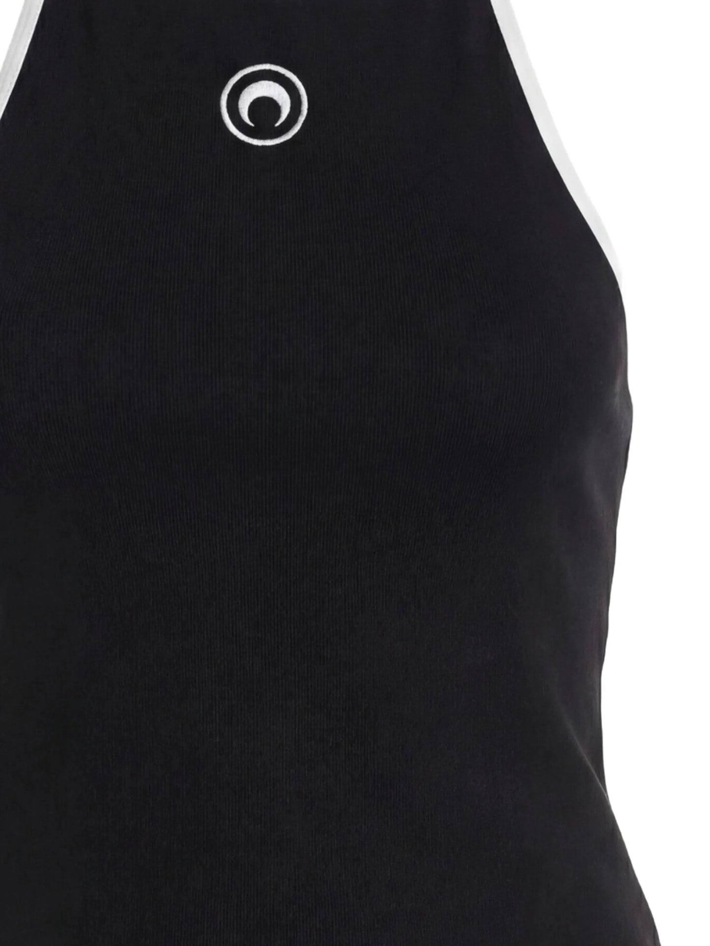 moon logo halter top