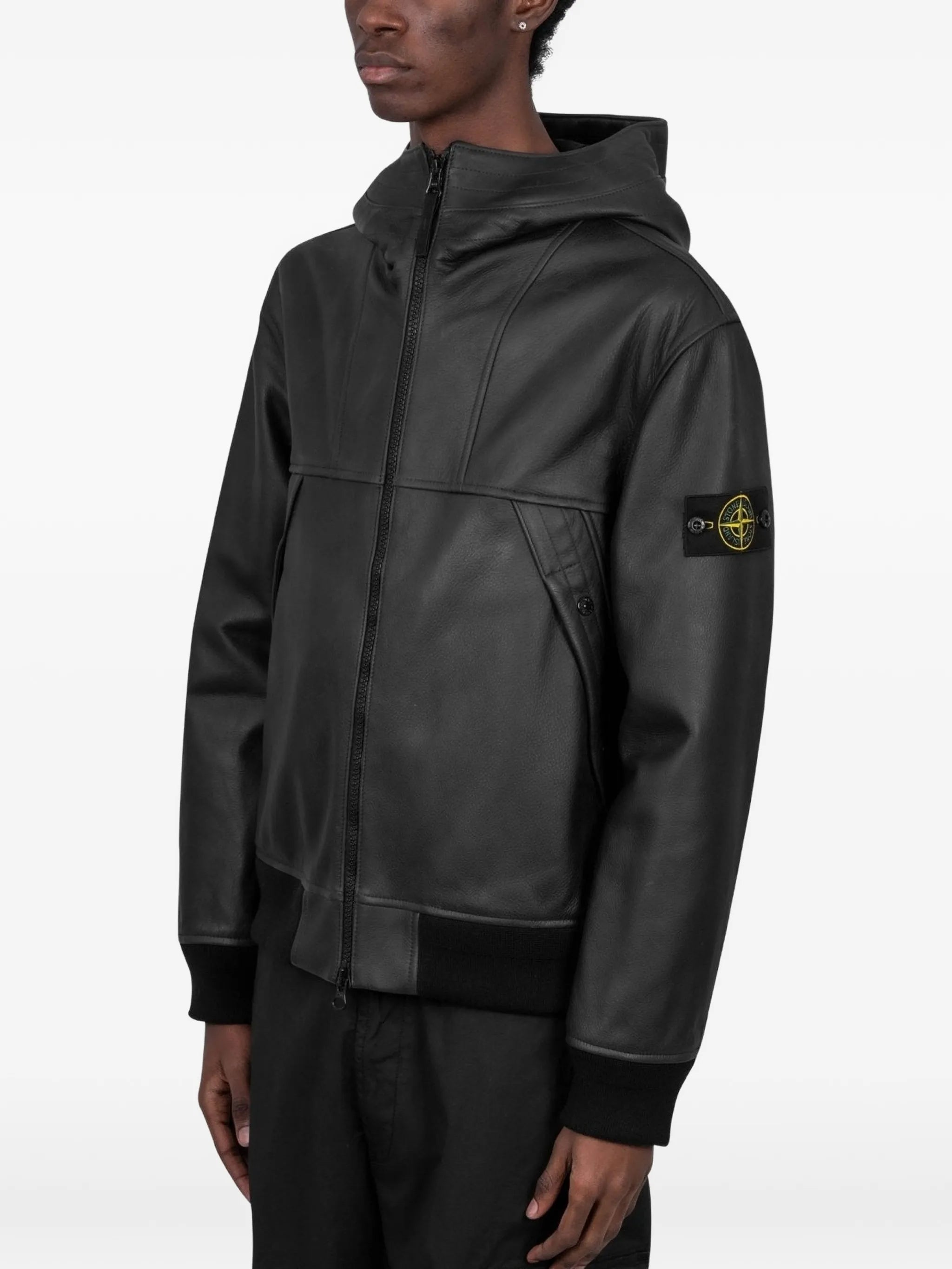 logo-detail bomber jacket