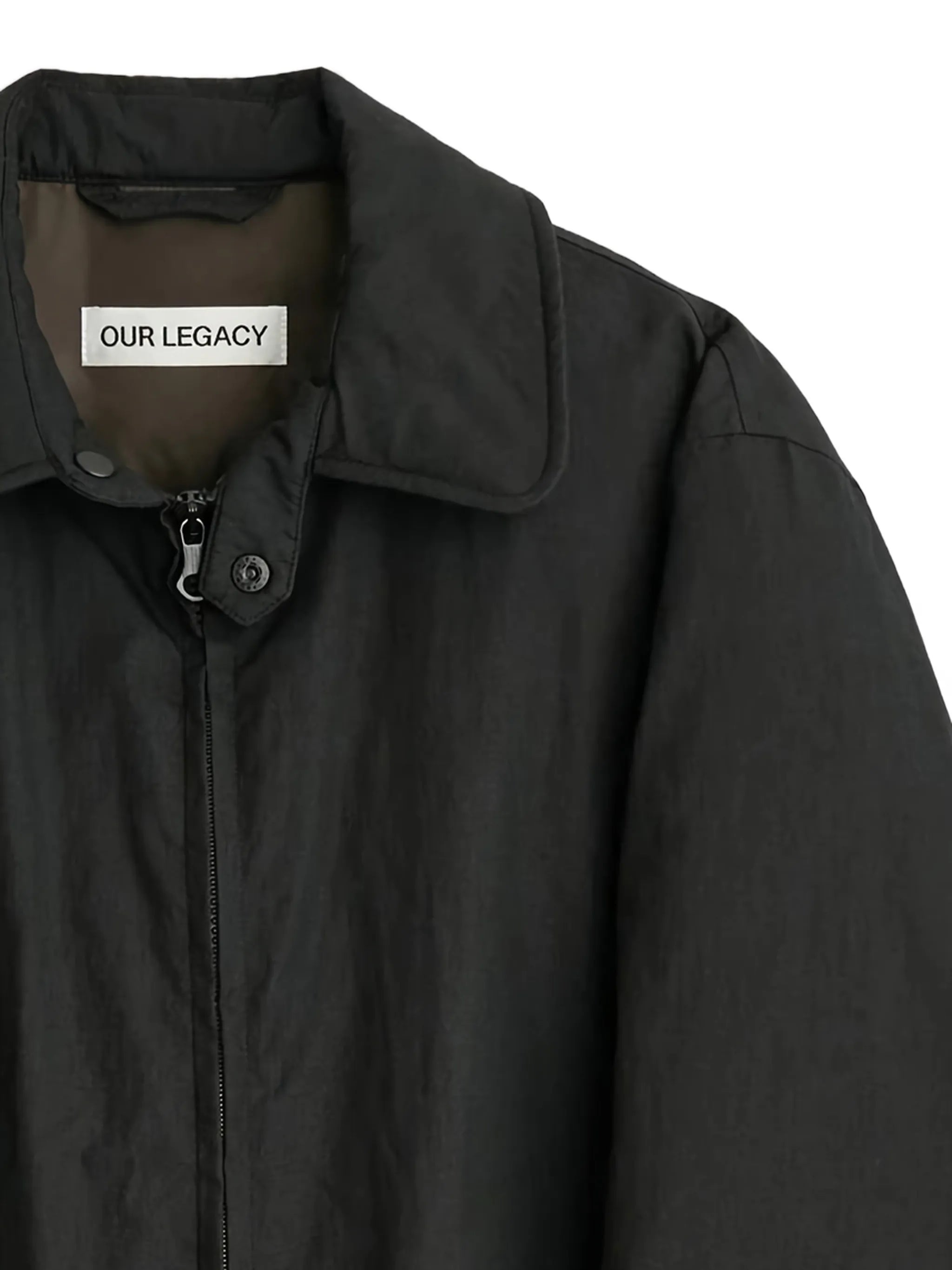 collared puffa jacket