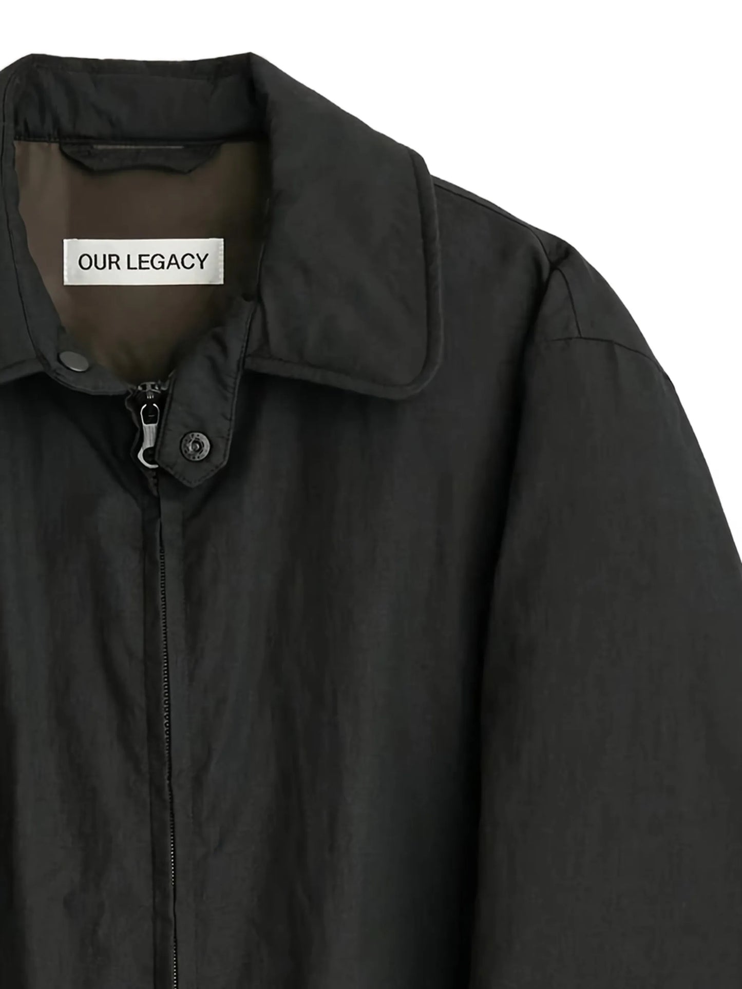 collared puffa jacket