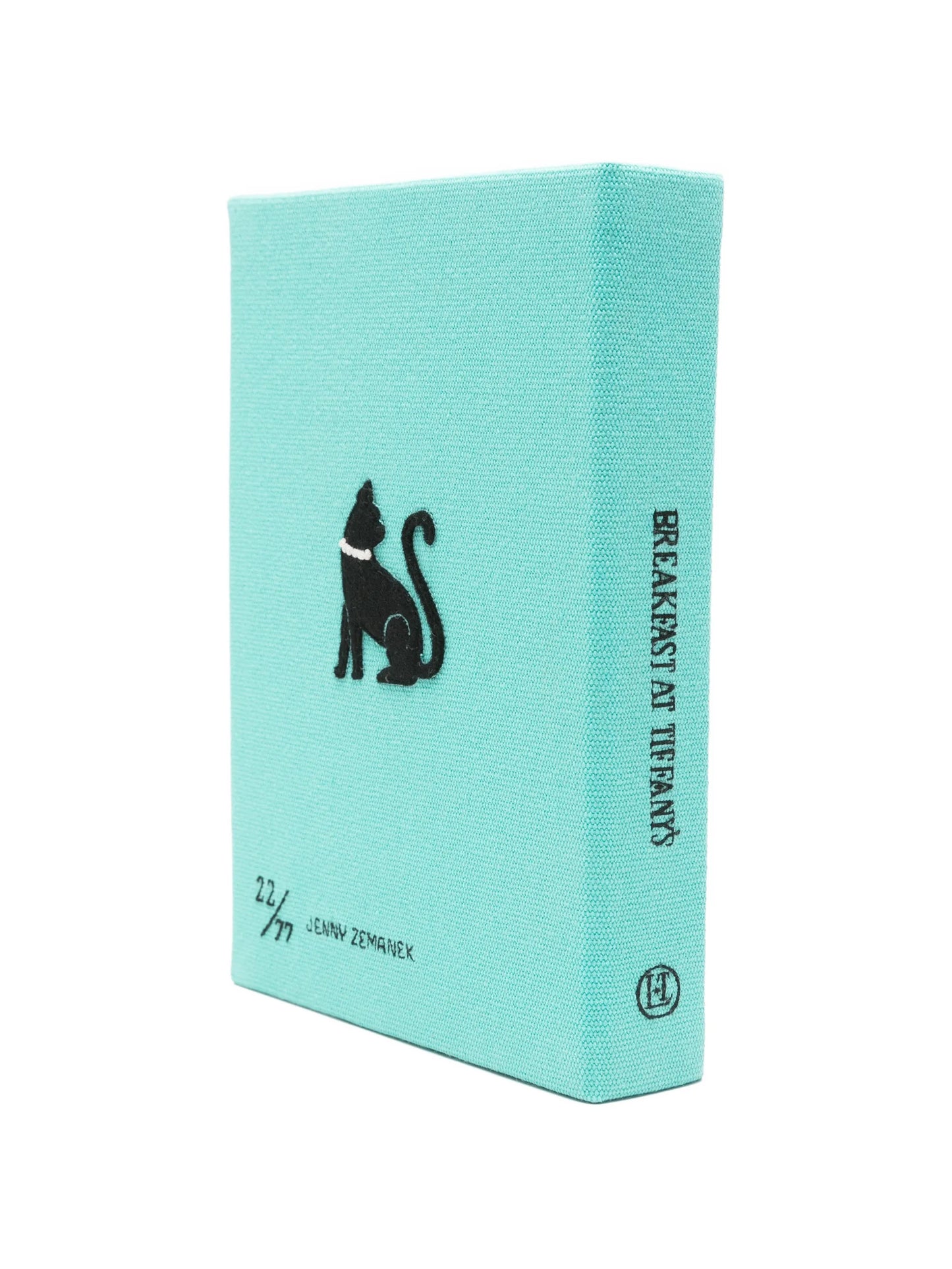 Breakfast at Tiffany's embroidered clutch bag