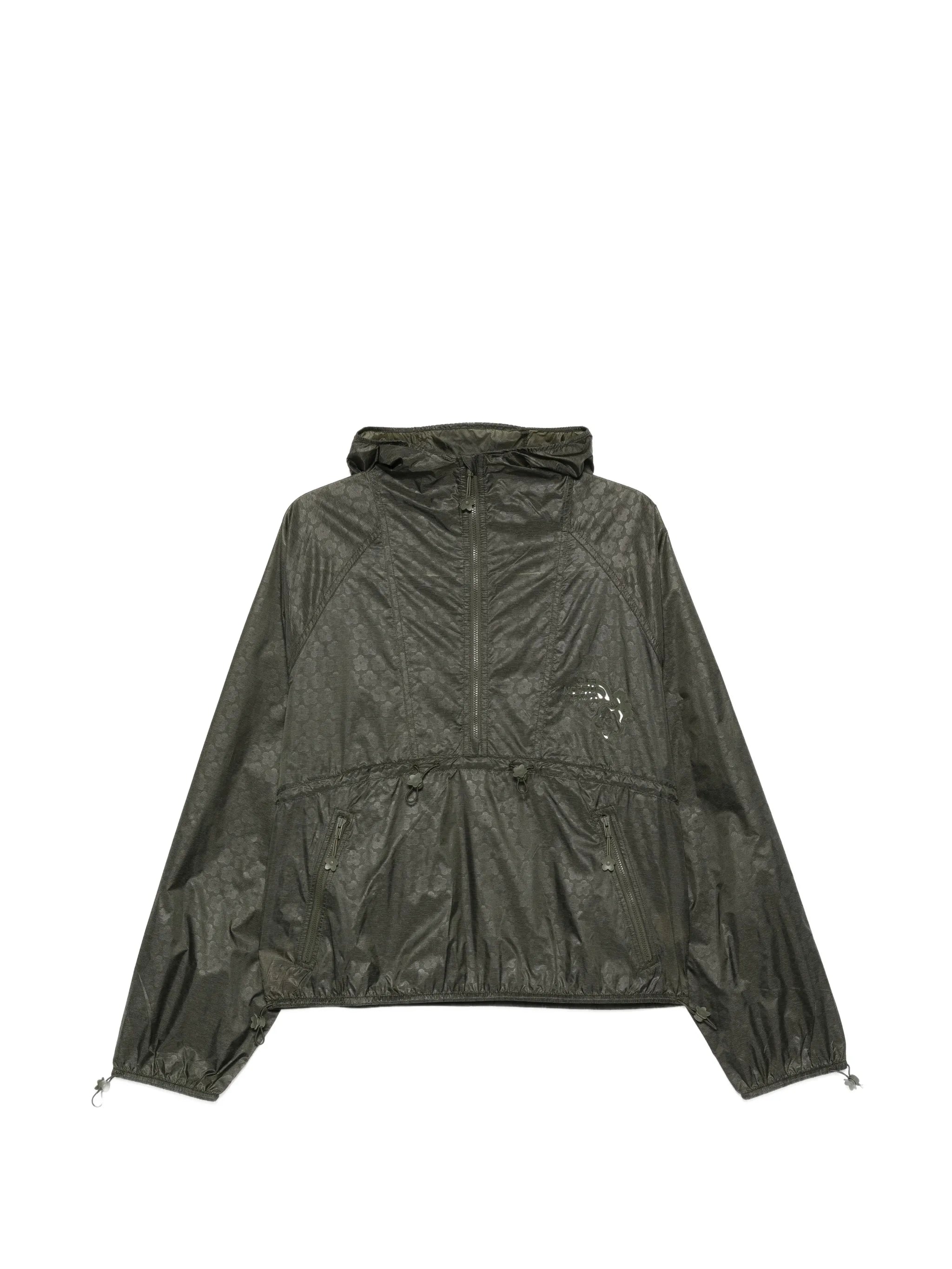 X The North Face hooded floral-print jacket