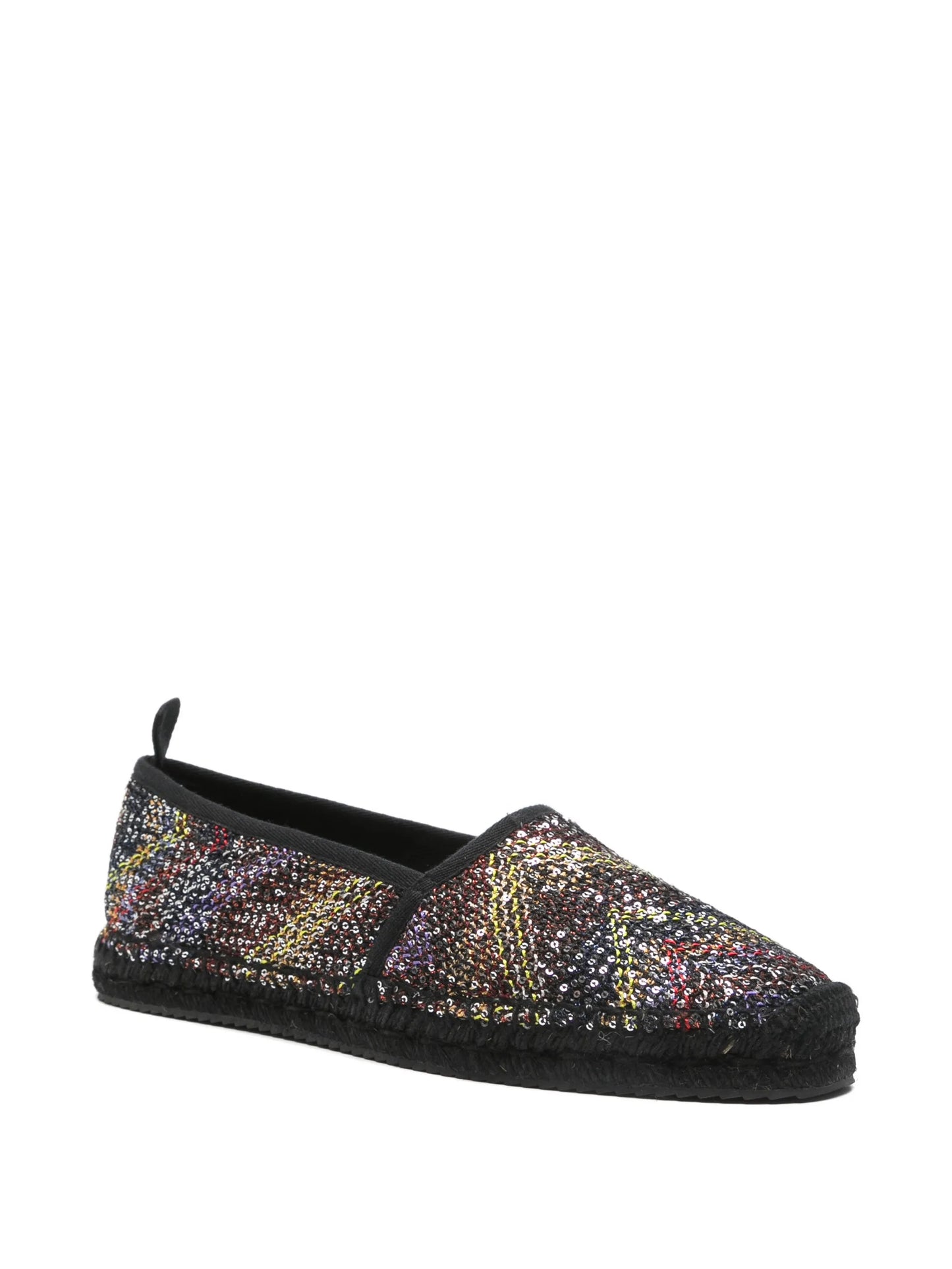sequin-embellished espadrilles