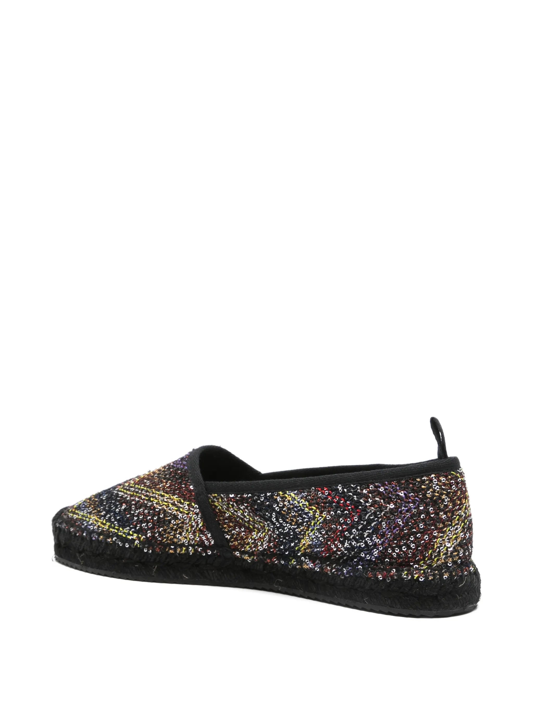 sequin-embellished espadrilles