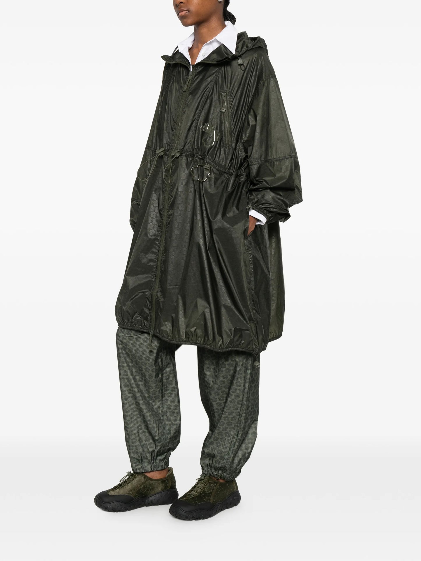 x The North Face flower-print coat