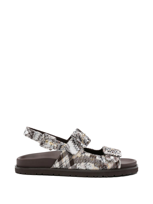 buckle strap sandals