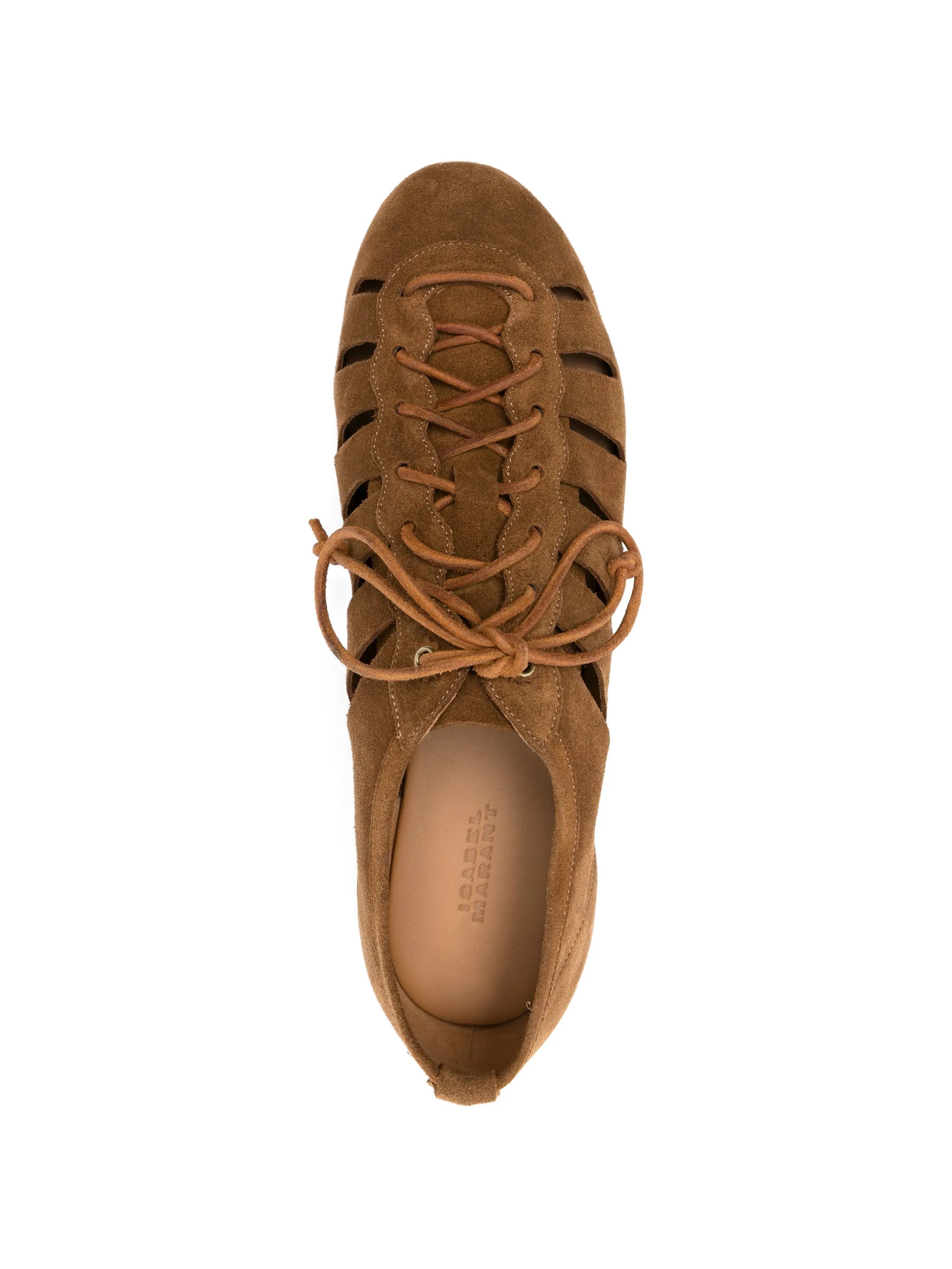 Leyza laced cut-out ballet flats