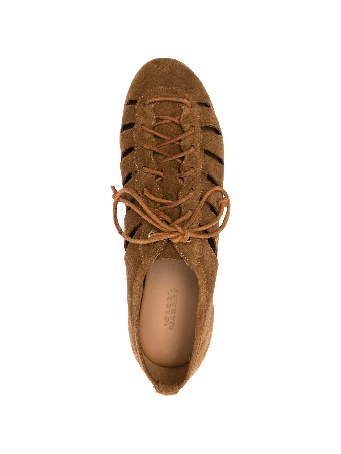 Leyza laced cut-out ballet flats