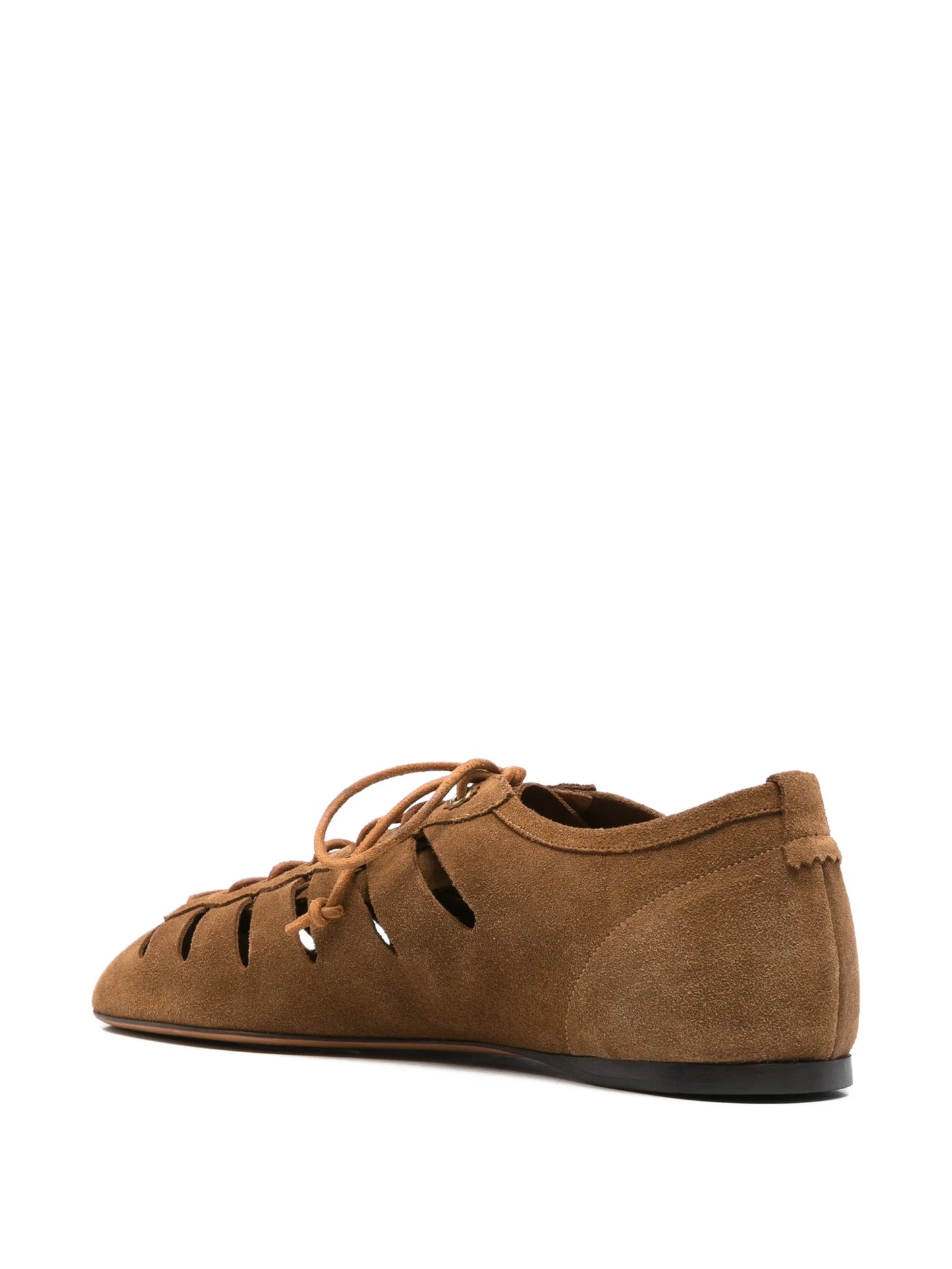 Leyza laced cut-out ballet flats