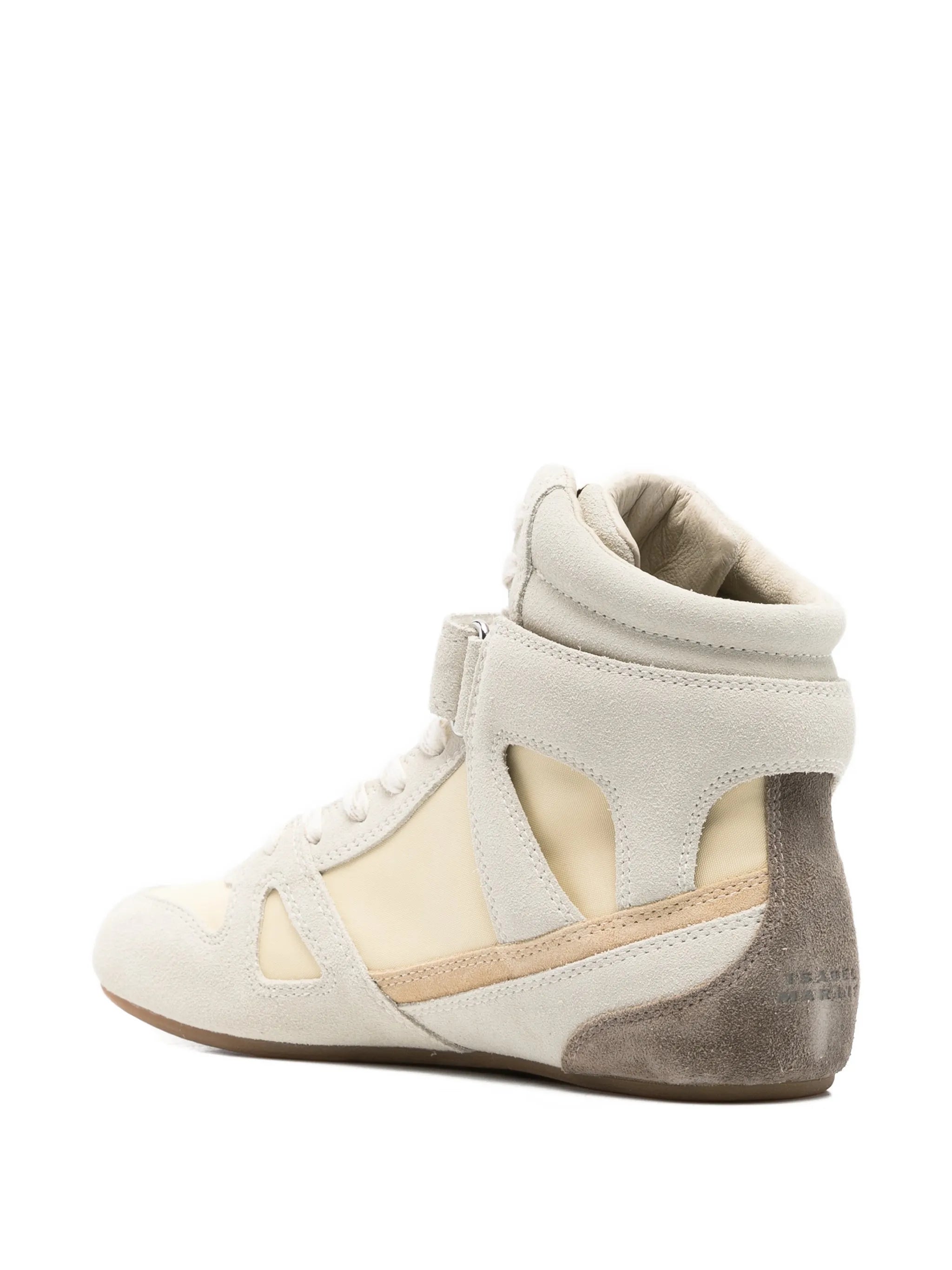 Senny high-top suede sneakers