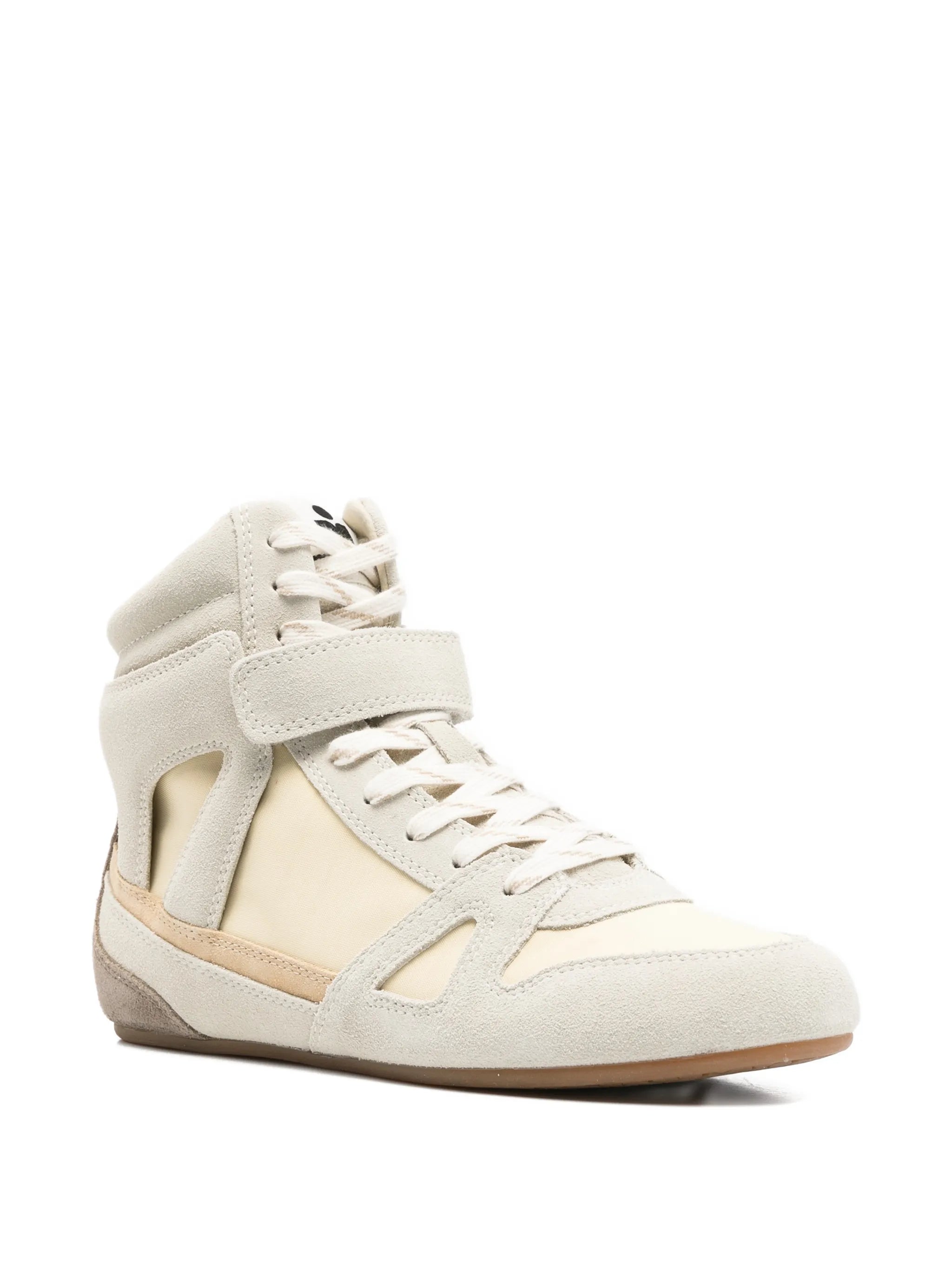 Senny high-top suede sneakers