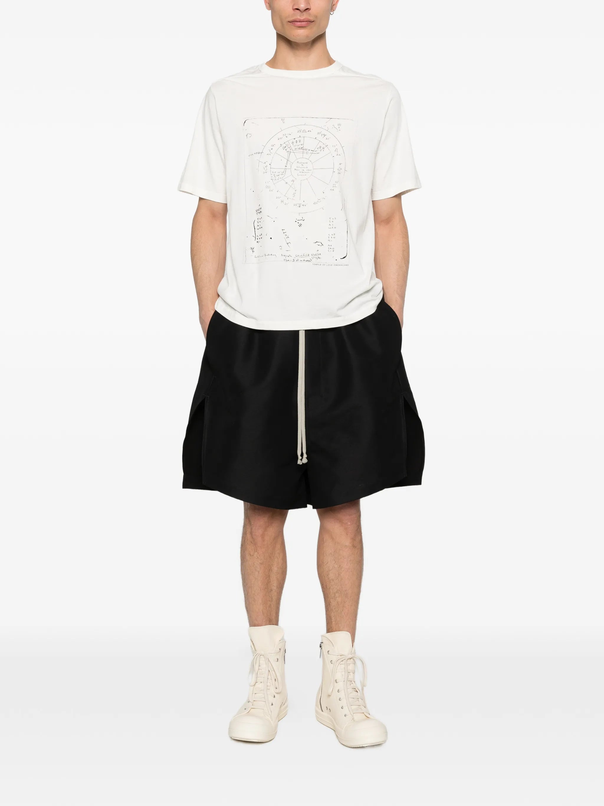 Faun drawstring-fastening shorts