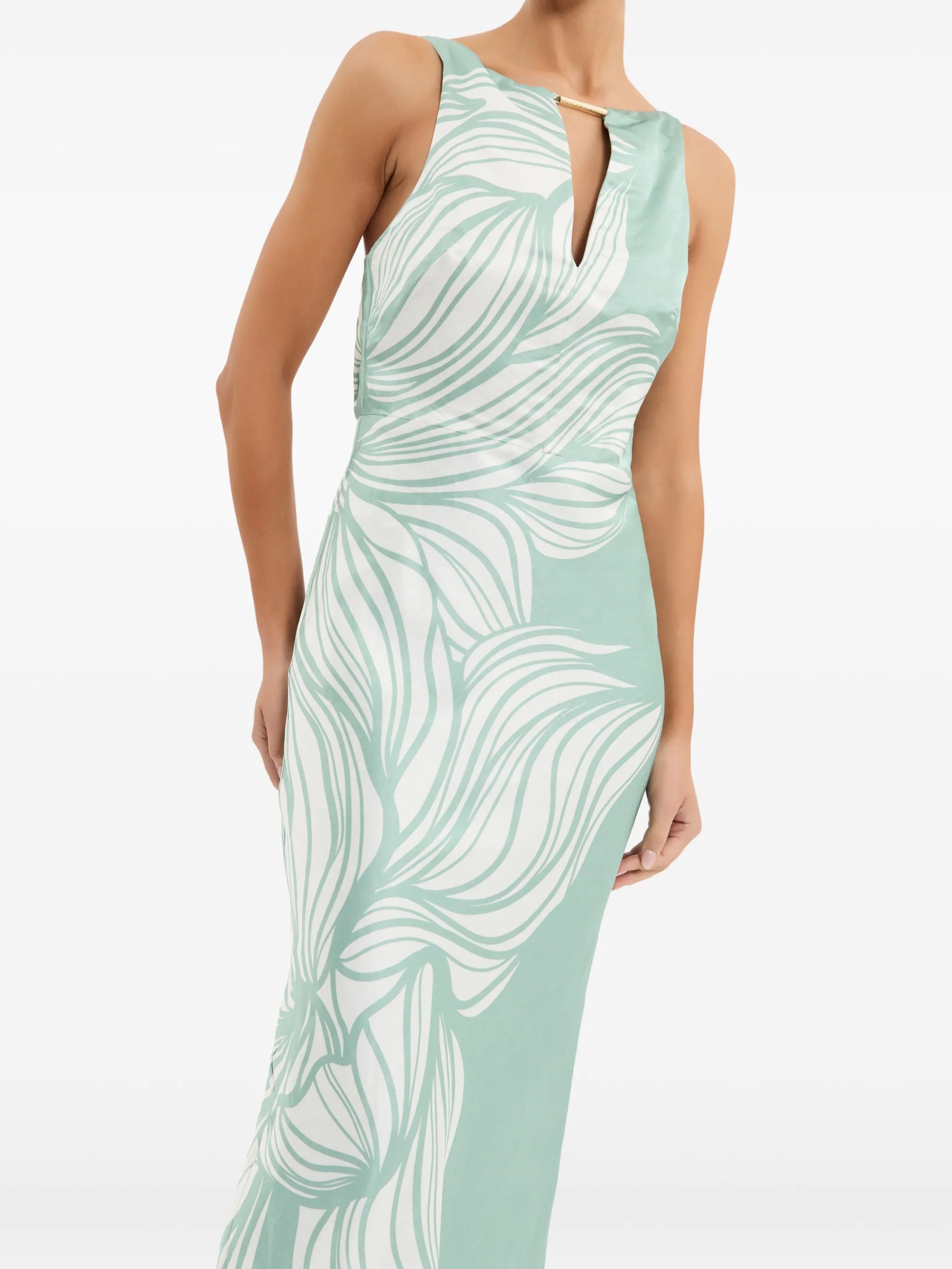 Lalisa floral-print maxi dress