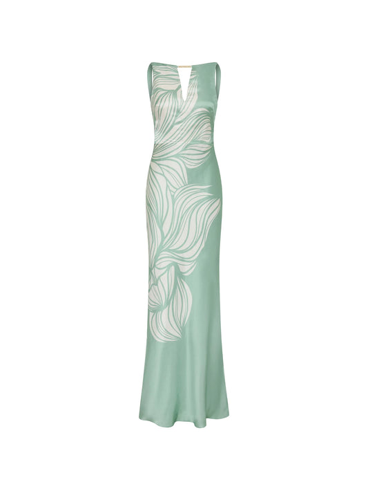 Lalisa floral-print maxi dress