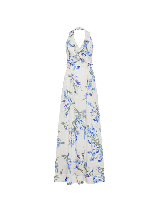 Bluebell Meadow floral-print maxi dress