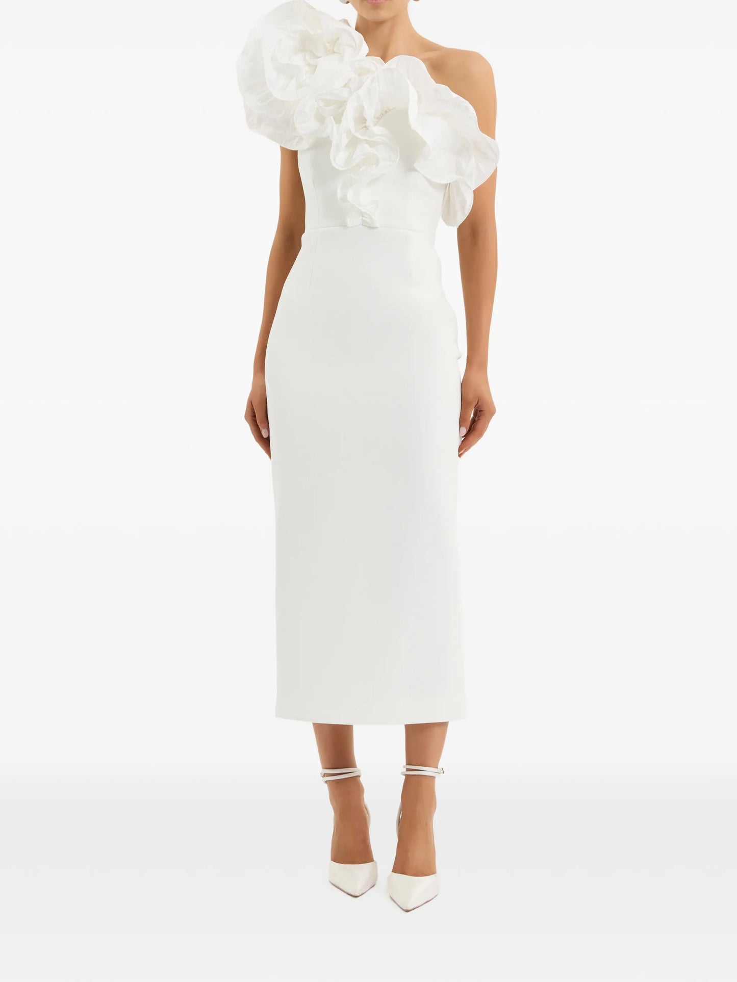 Ozias ruffled midi dress