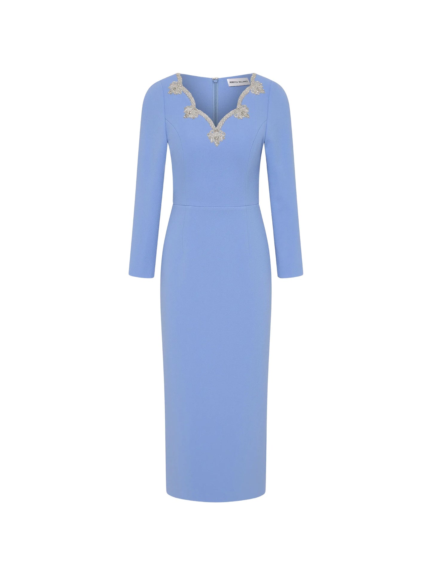 Harlynn V-neck midi dress