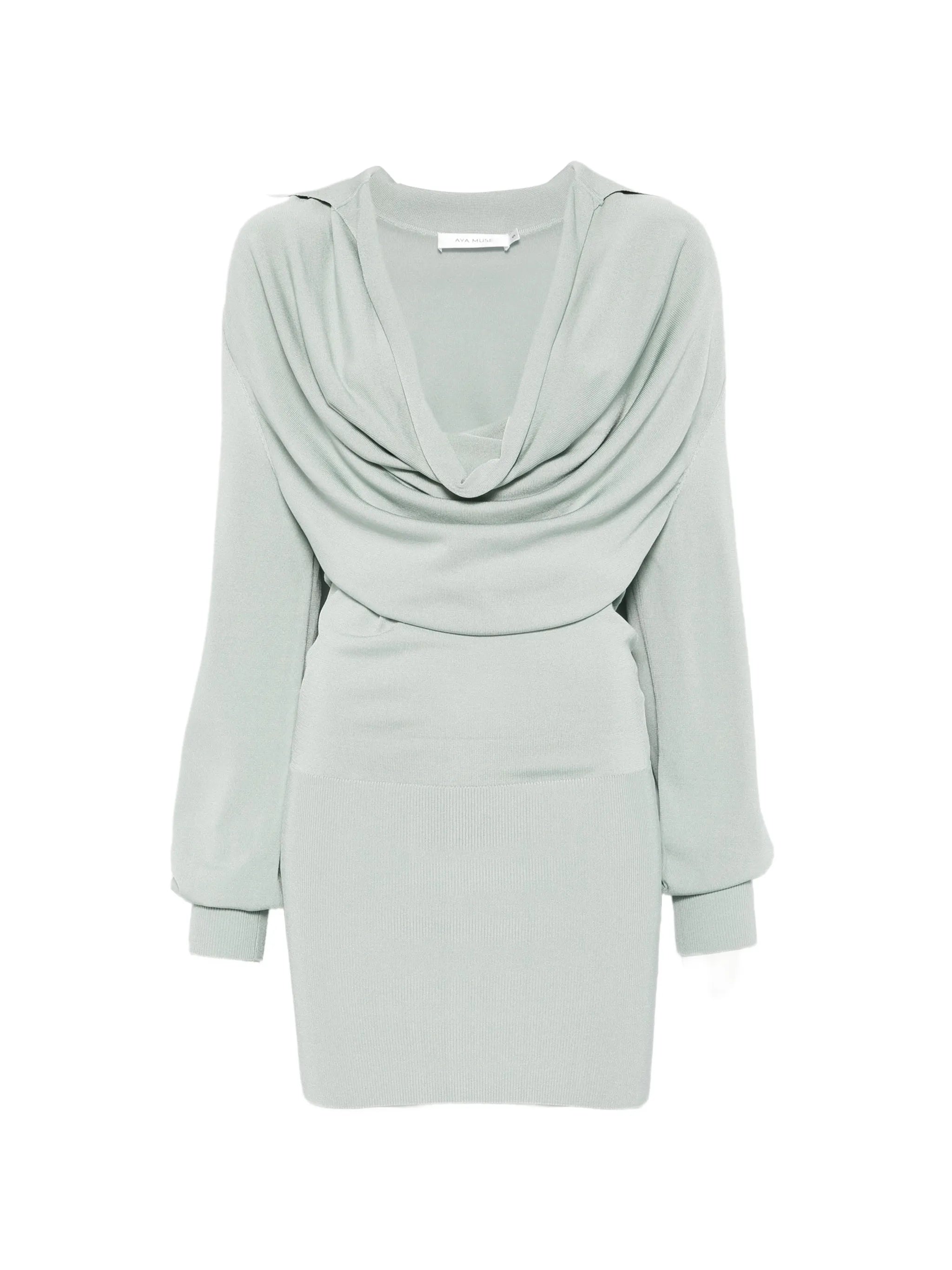 Vida cowl-neck dress