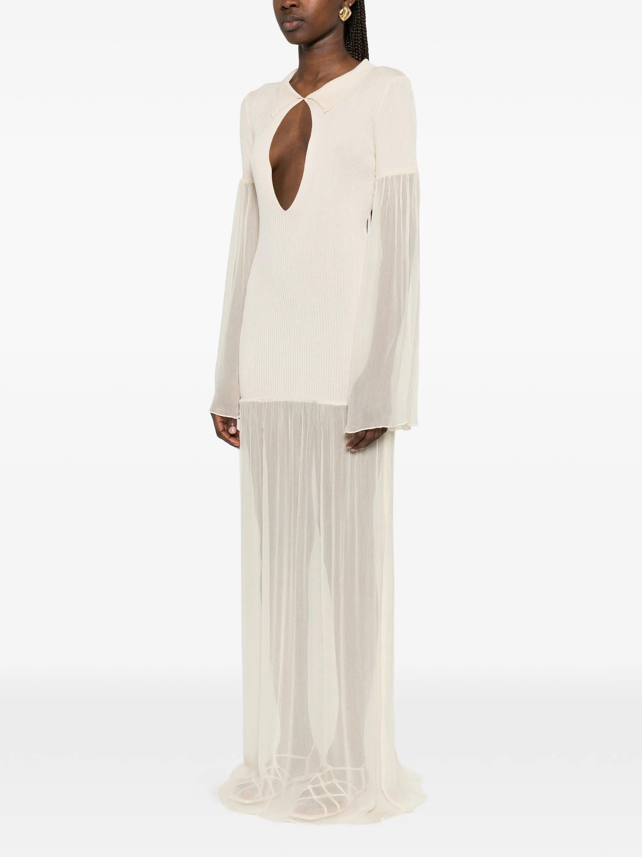 Calla cutout-detail maxi dress