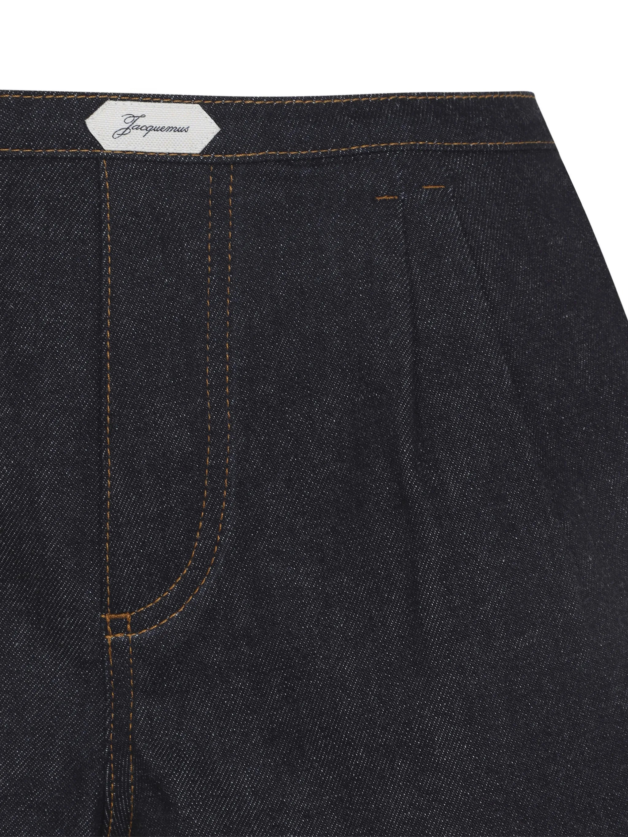 Amelo de-Nîmes logo-embroidered shorts