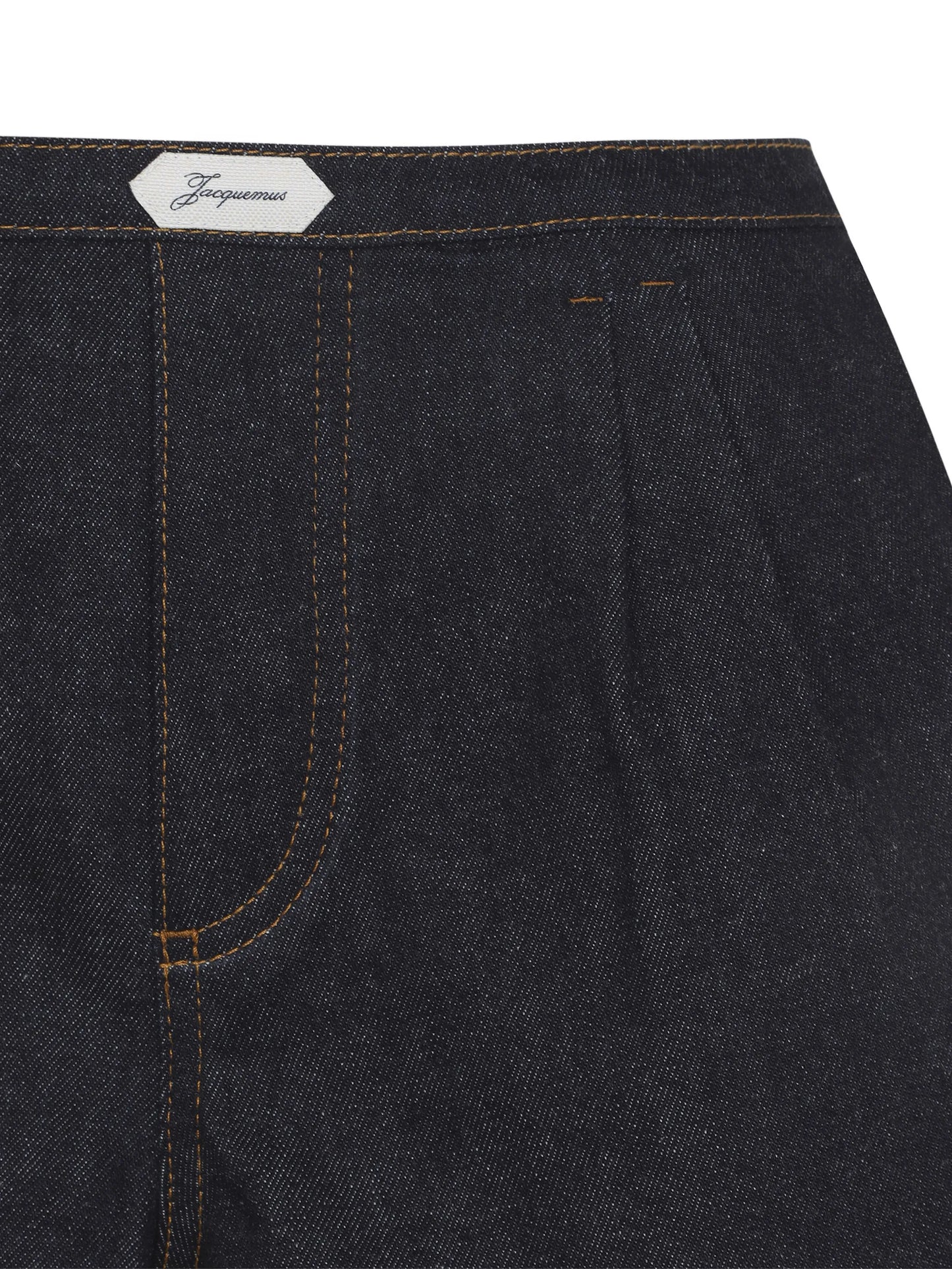 Amelo de-Nîmes logo-embroidered shorts