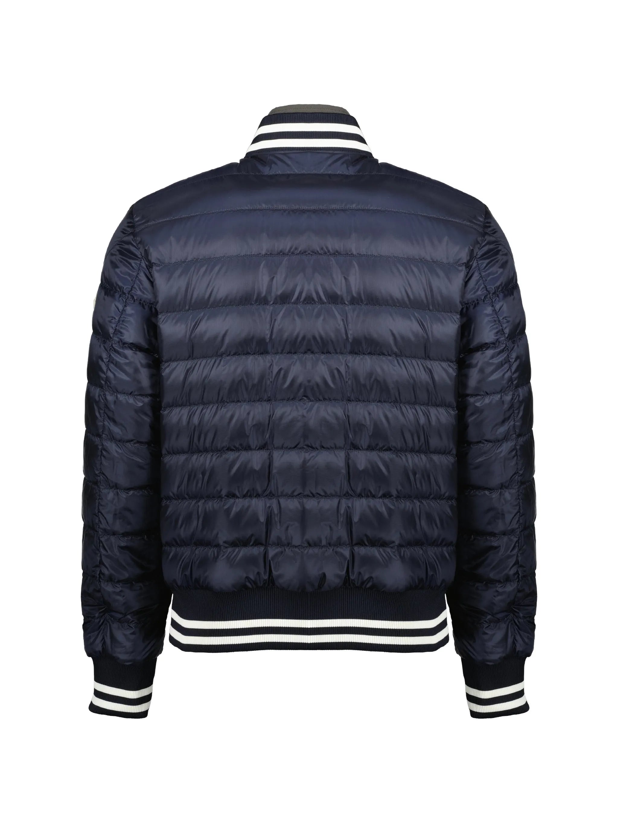 reversible zipped bomber jacket