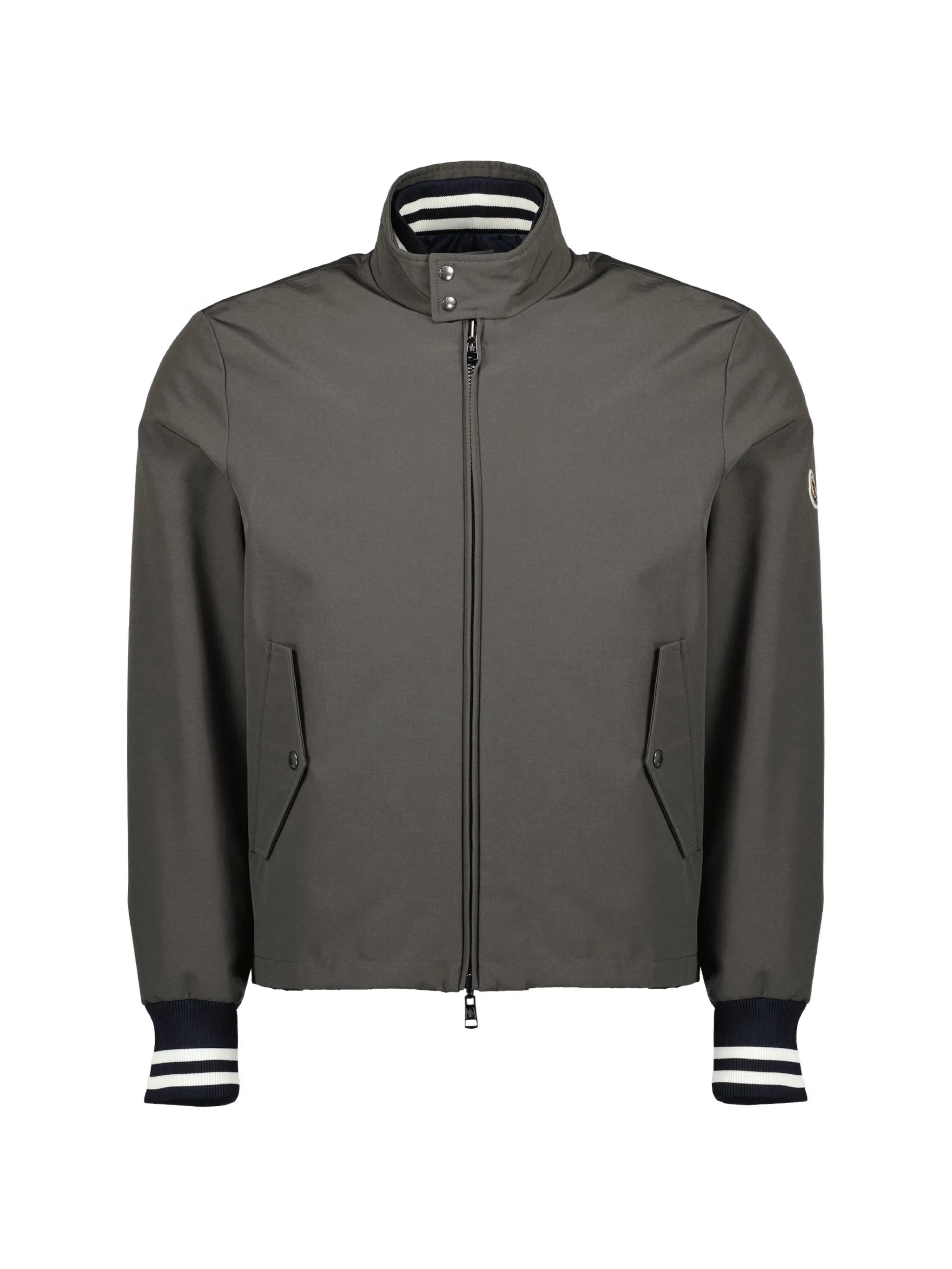 reversible zipped bomber jacket