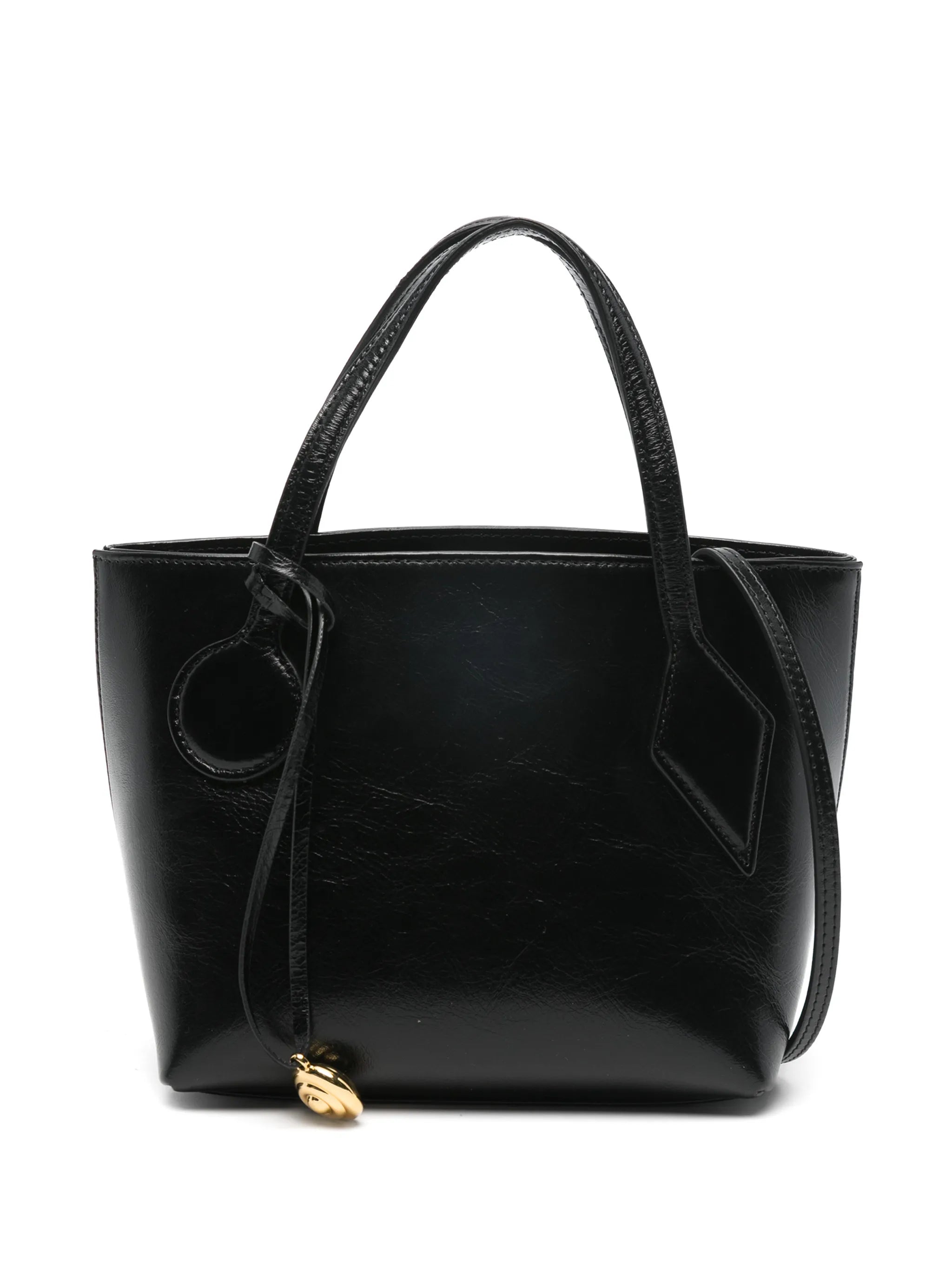 Sprout charm-detail tote bag