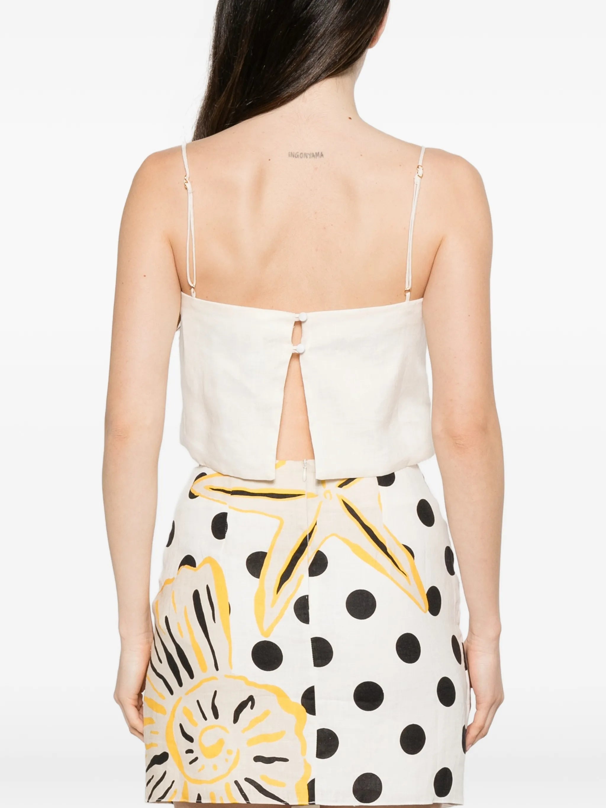 Ariella floral-patch top
