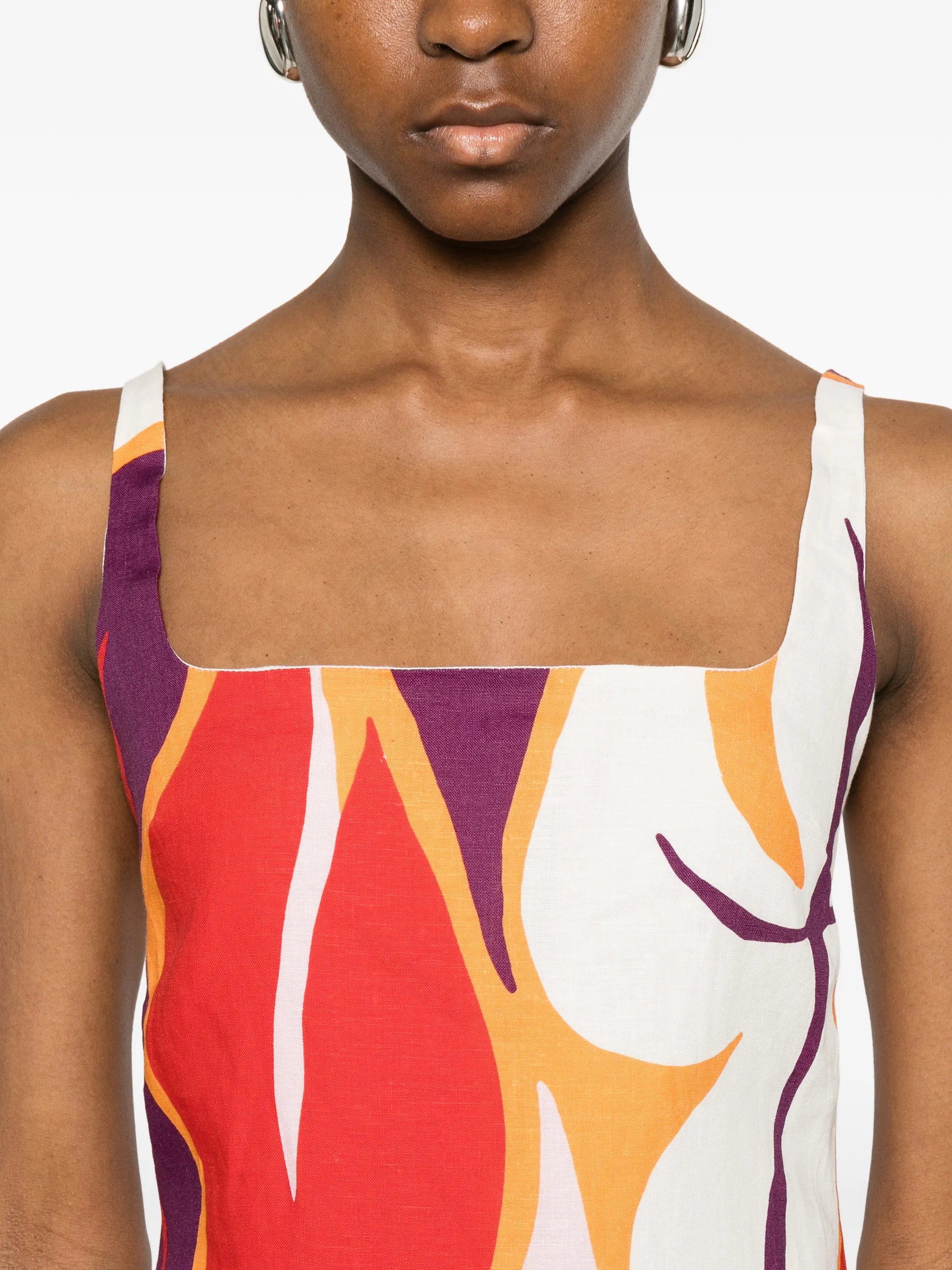Siela floral-print mini dress