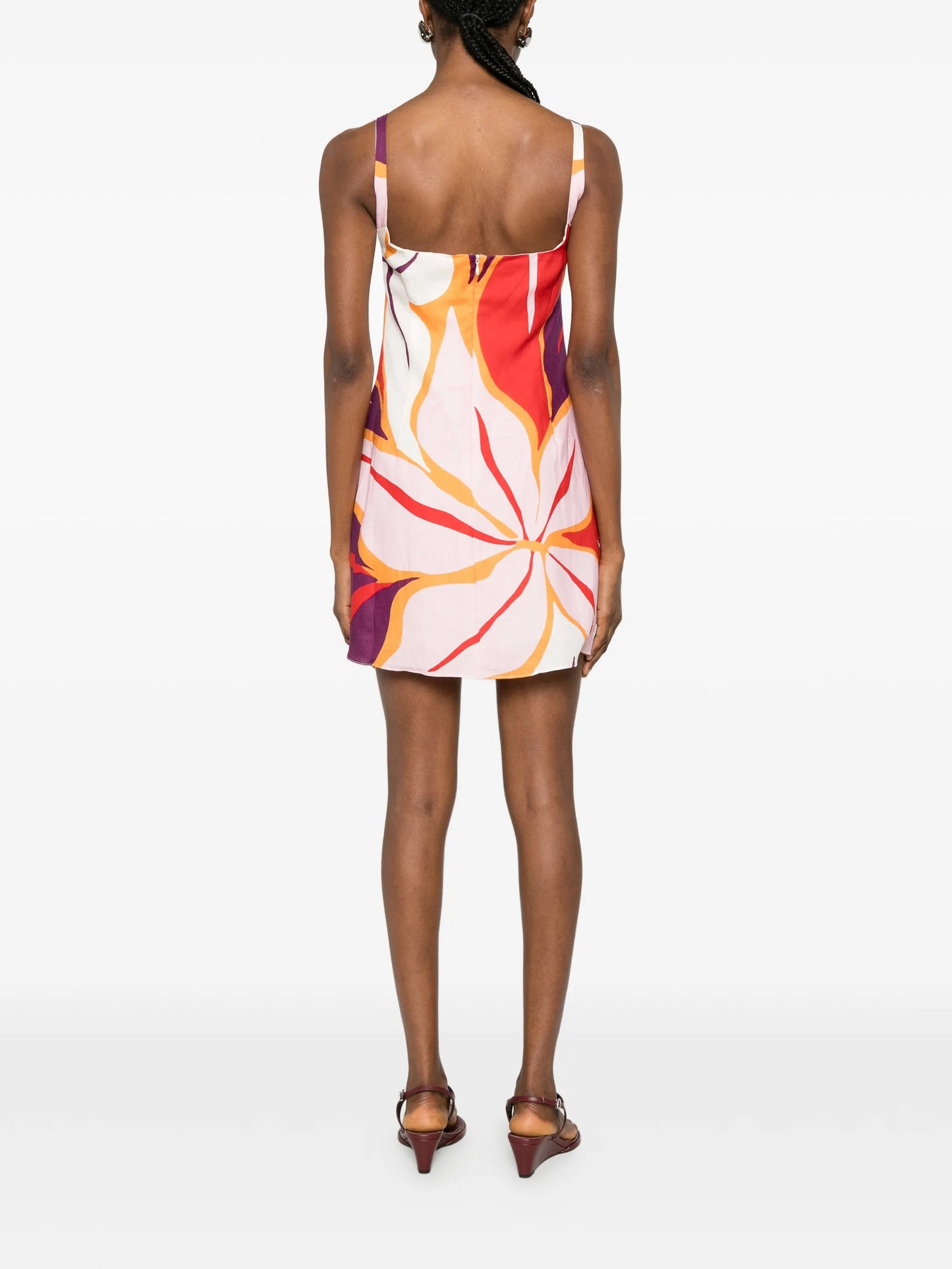 Siela floral-print mini dress