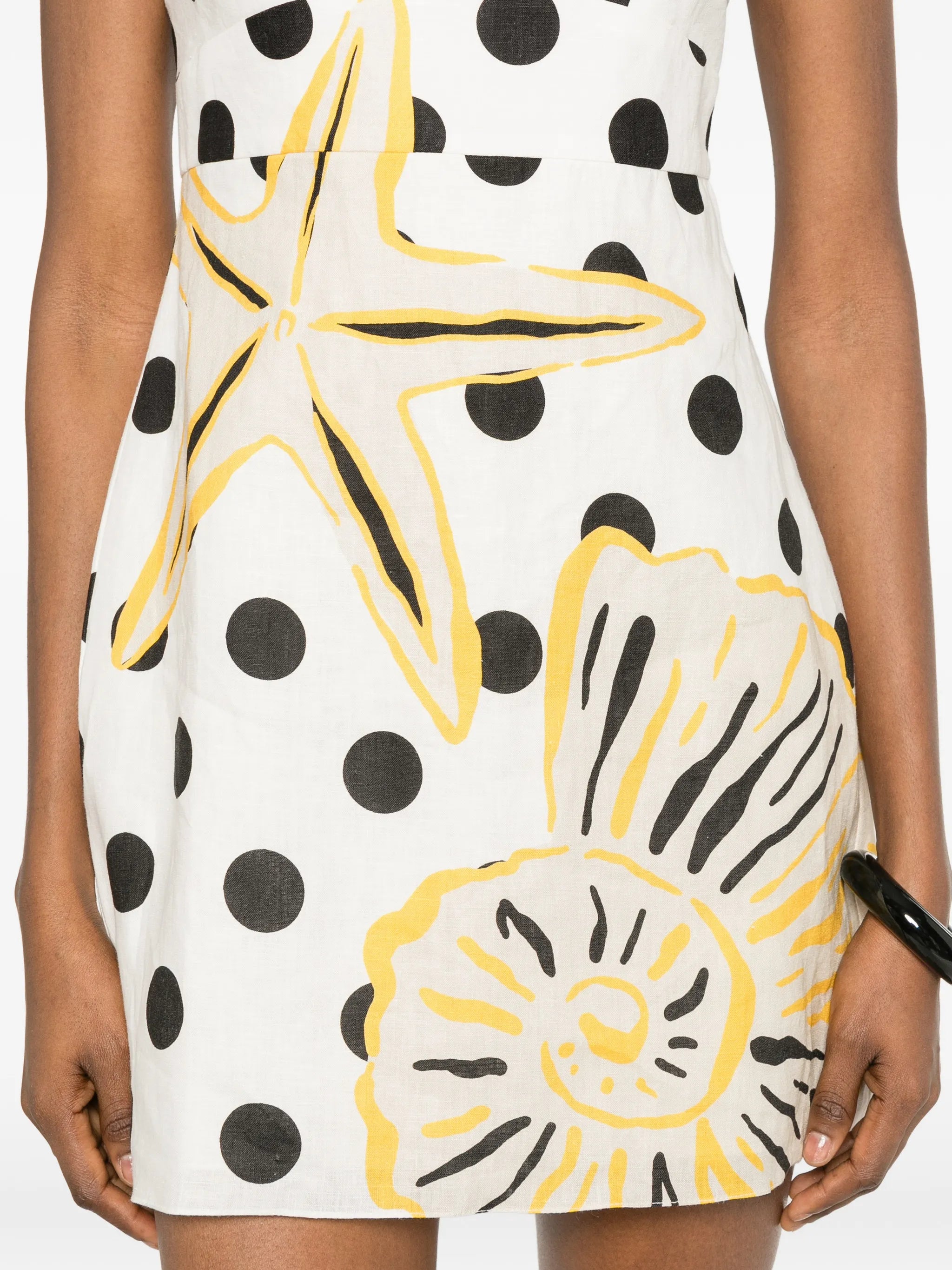 Lucca polka-dot mini dress